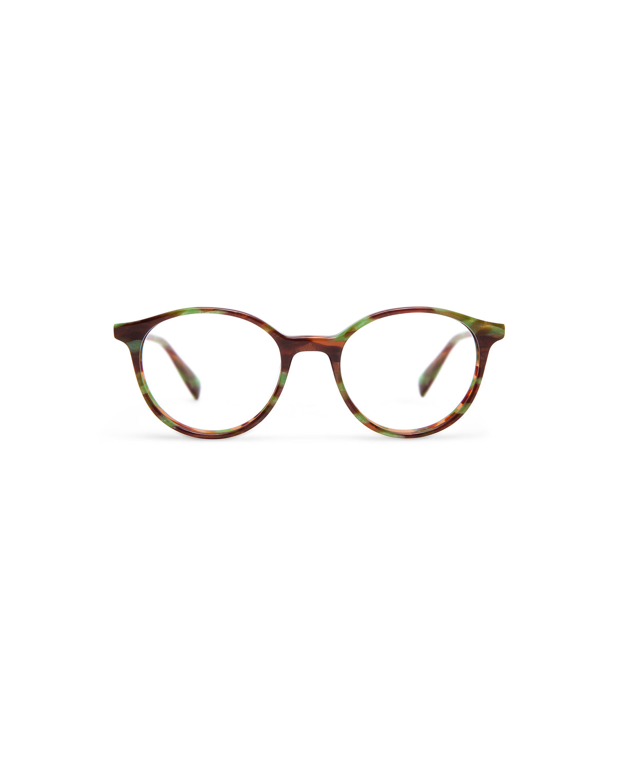Brooks: Redondas Acetato Havana optical glasses by GIGI STUDIOS 124