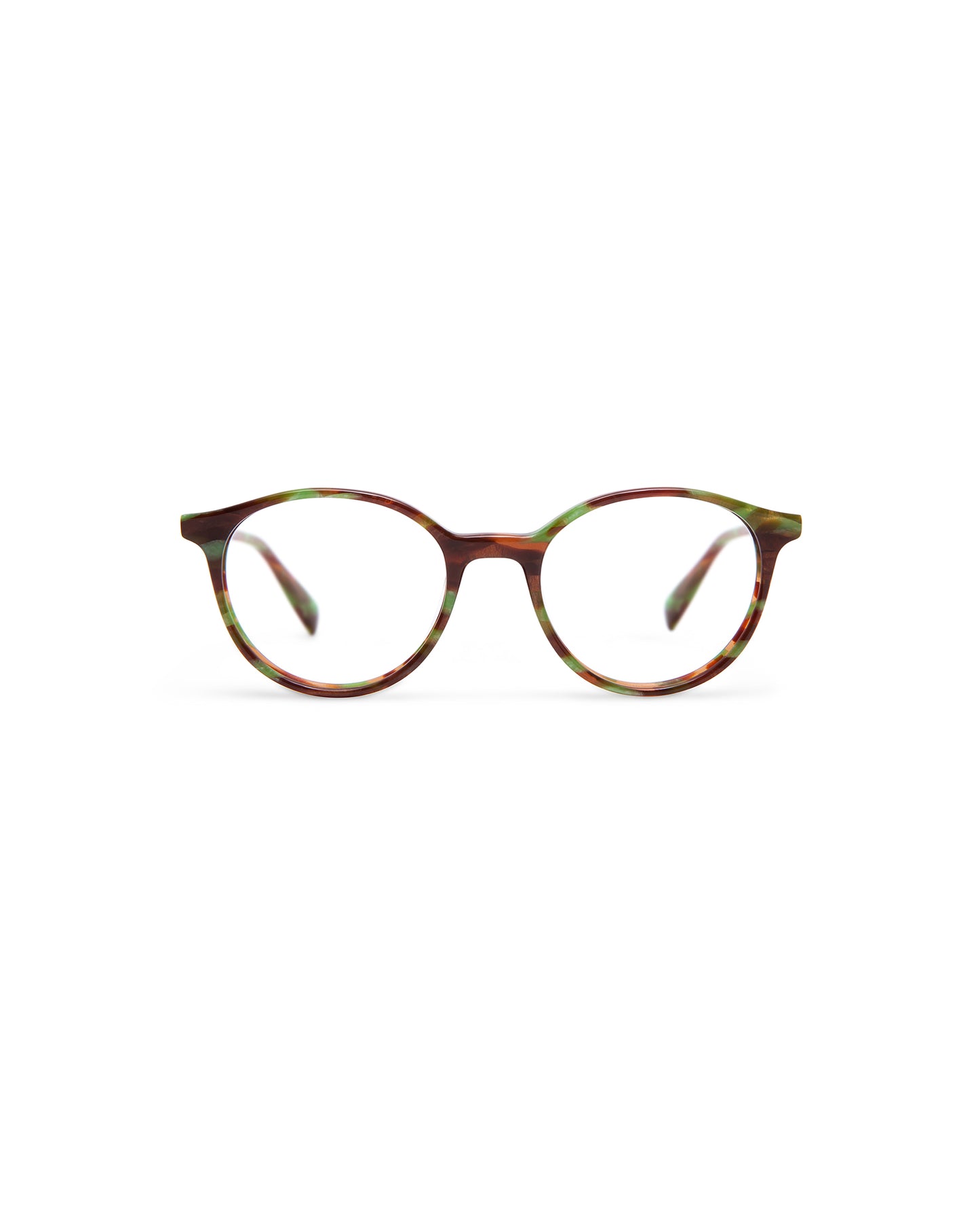 Brooks: Redondas Acetato Havana optical glasses by GIGI STUDIOS 124