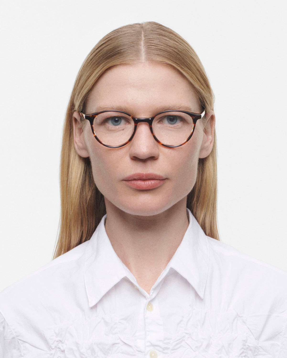 Brooks: Redondas Acetato Marrón optical glasses by GIGI STUDIOS 467