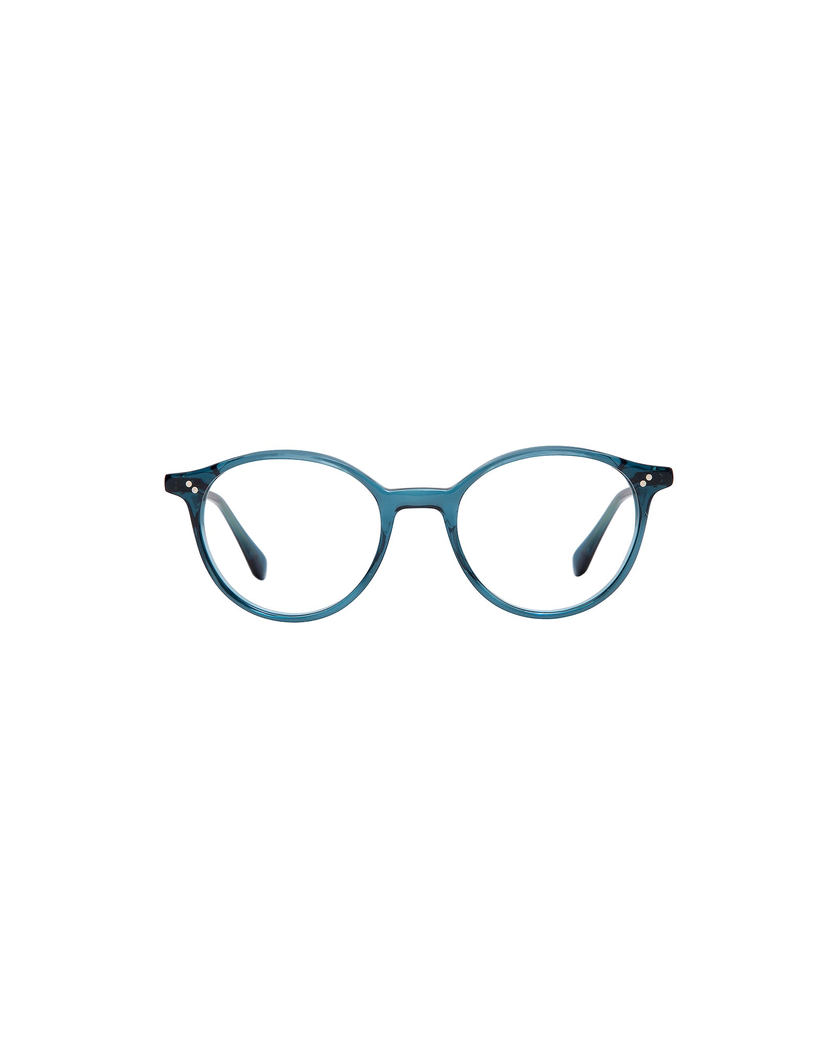 Brooks: Redondas Acetato Azul optical glasses by GIGI STUDIOS 1823