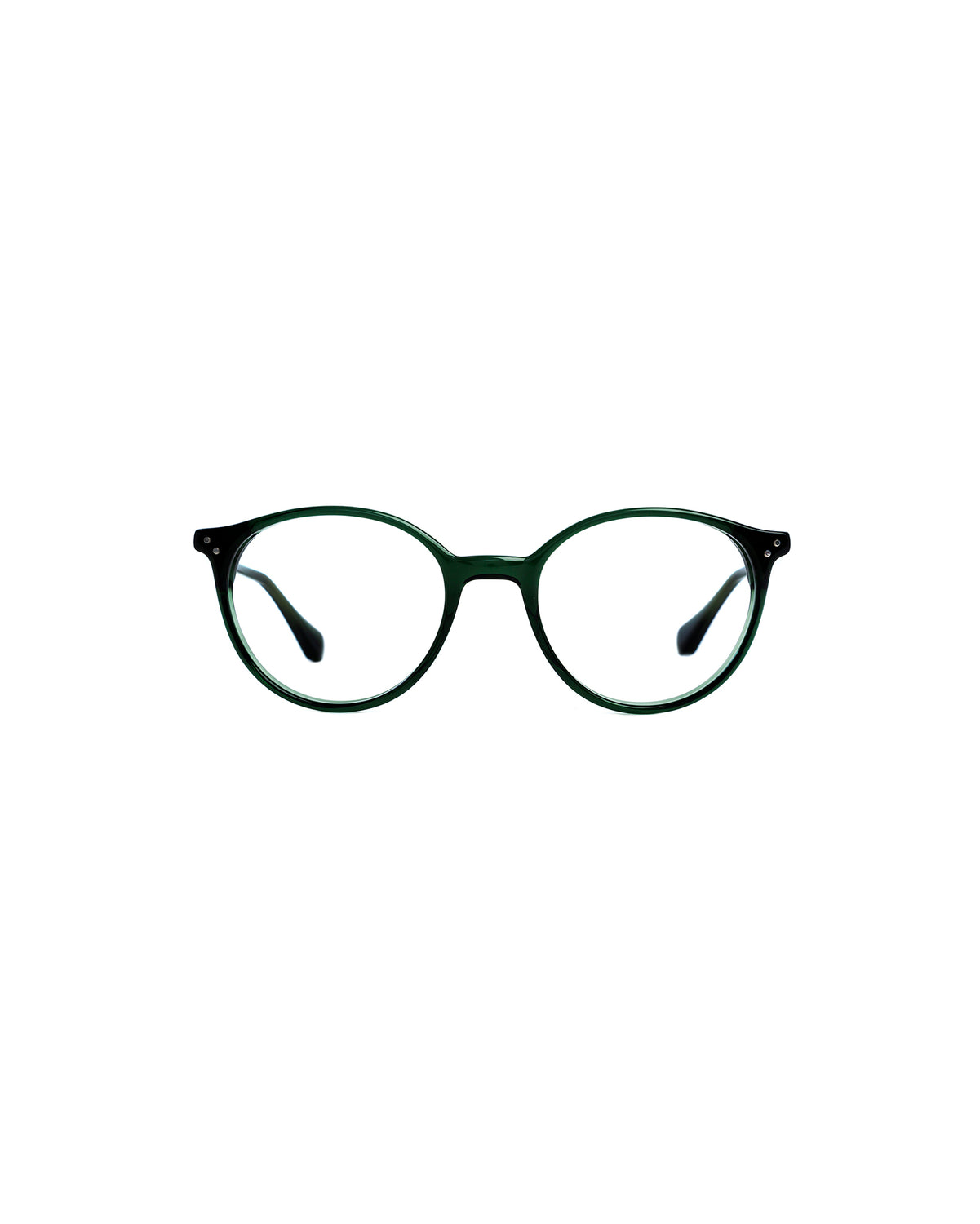 Brooks: Redondas Acetato Verde optical glasses by GIGI STUDIOS 1829