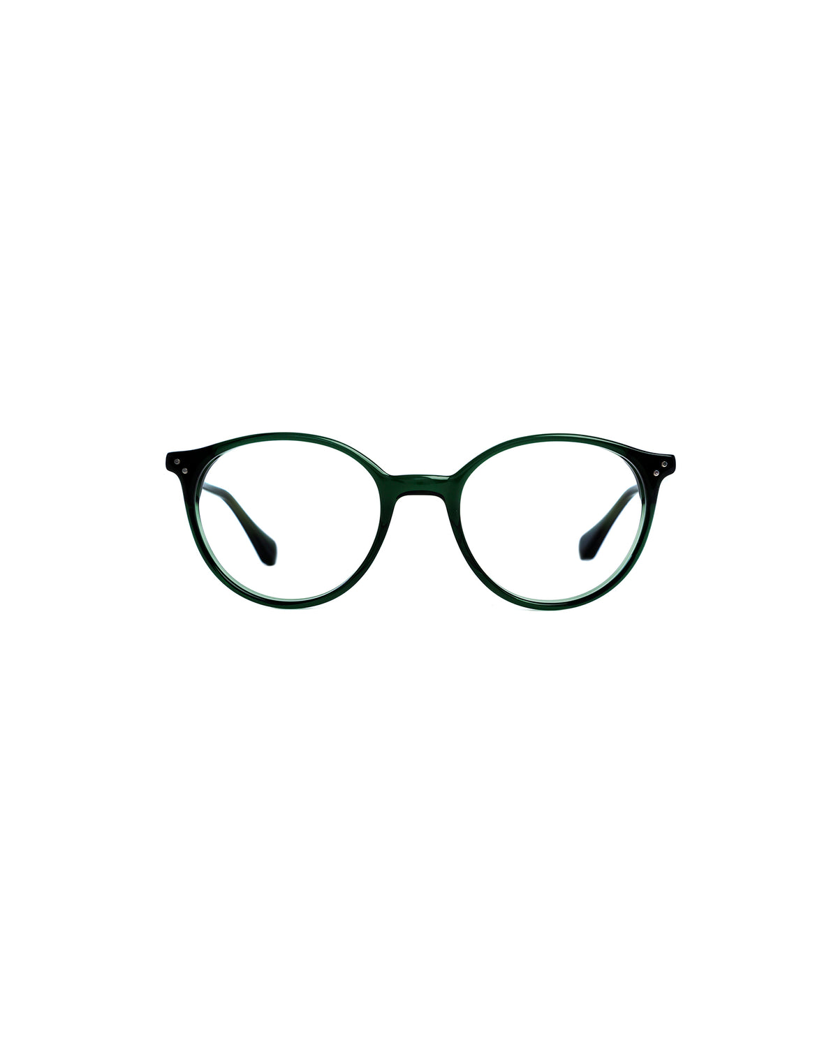 Brooks: Redondas Acetato Verde optical glasses by GIGI STUDIOS 1829