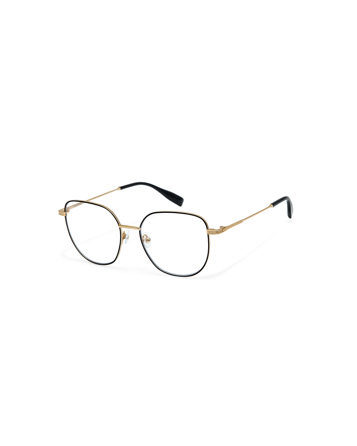 LUZIA: Cat Eye Metal Noir optical glasses by GIGI STUDIOS 10542