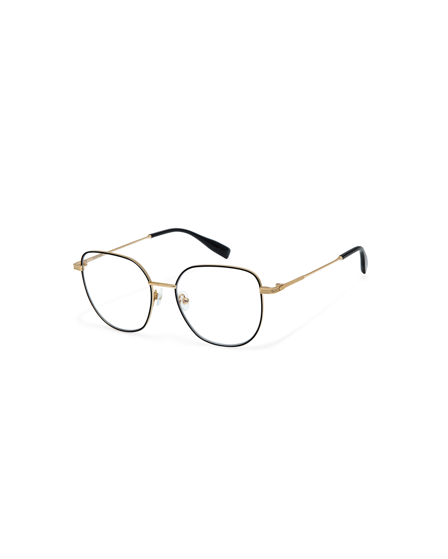 LUZIA: Cat Eye Metal Noir optical glasses by GIGI STUDIOS 10542