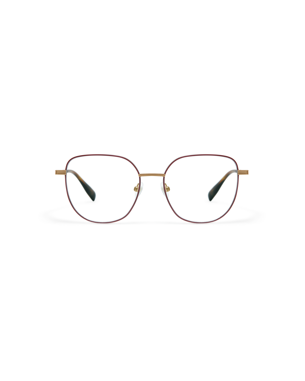 LUZIA: Cat Eye Metal Rojo optical glasses by GIGI STUDIOS 10545