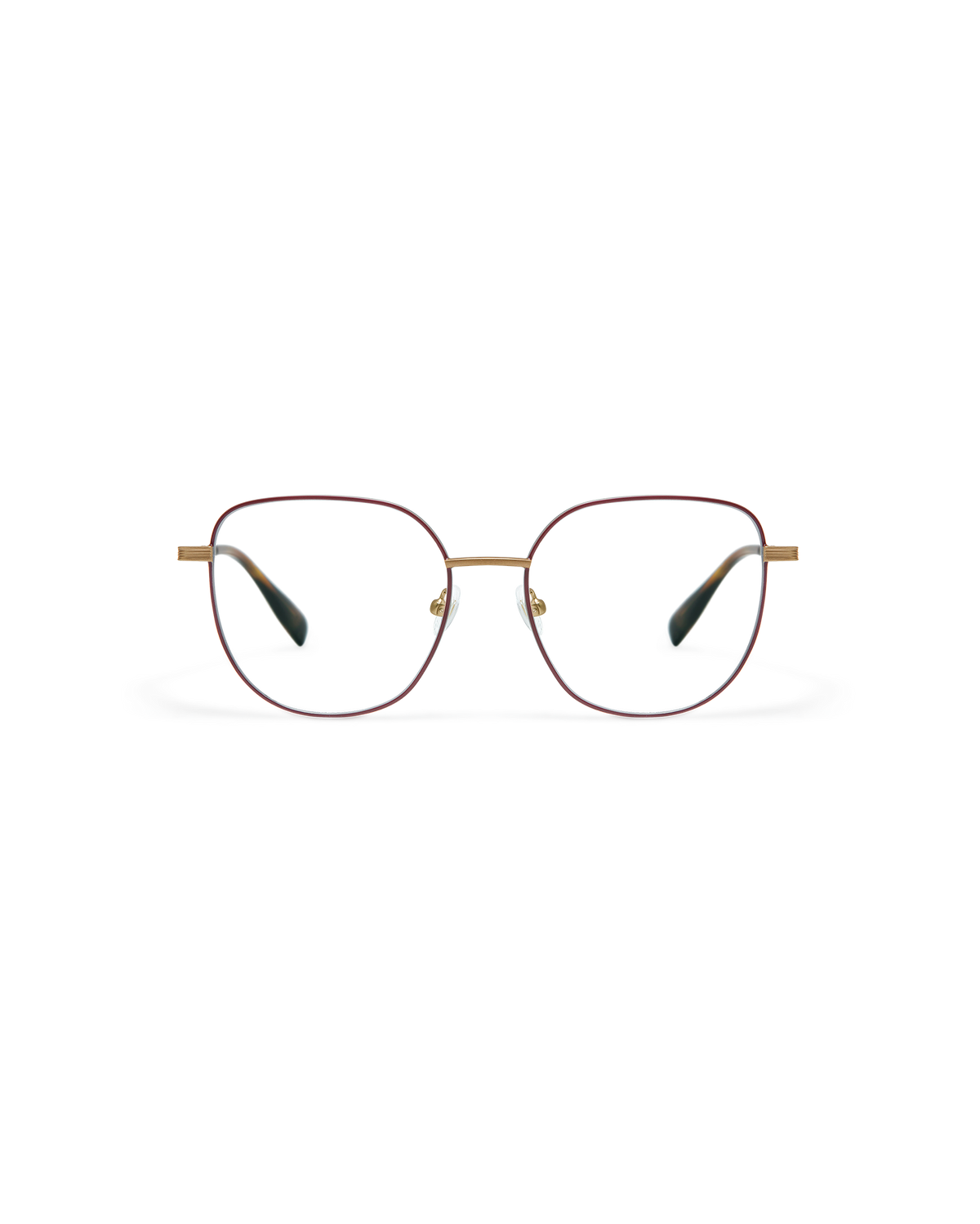 LUZIA: Cat Eye Metal Rojo optical glasses by GIGI STUDIOS 10545