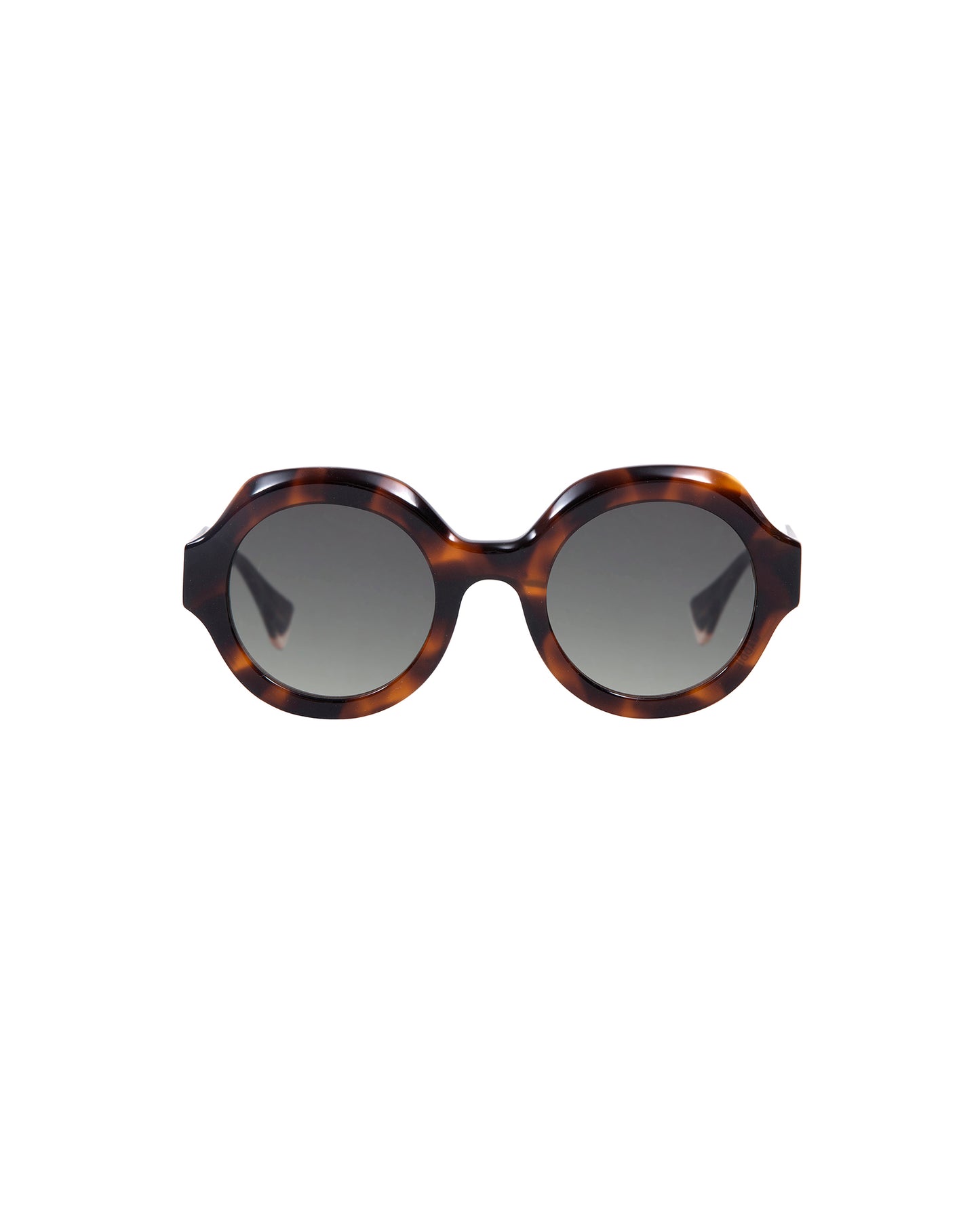 MADDIE: Redondas Acetato Havana sunglasses by GIGI STUDIOS 2824