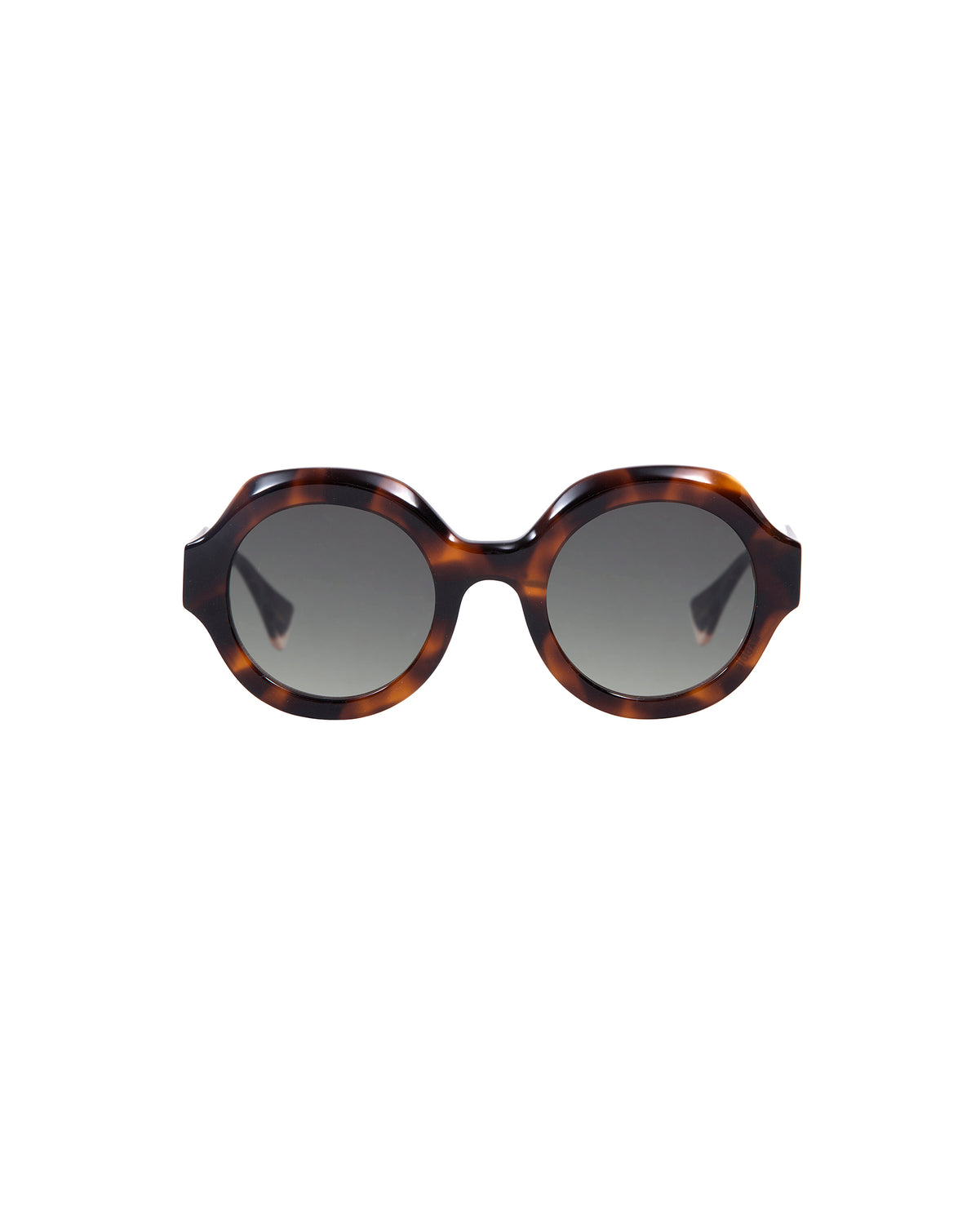 MADDIE: Redondas Acetato Havana sunglasses by GIGI STUDIOS 2824