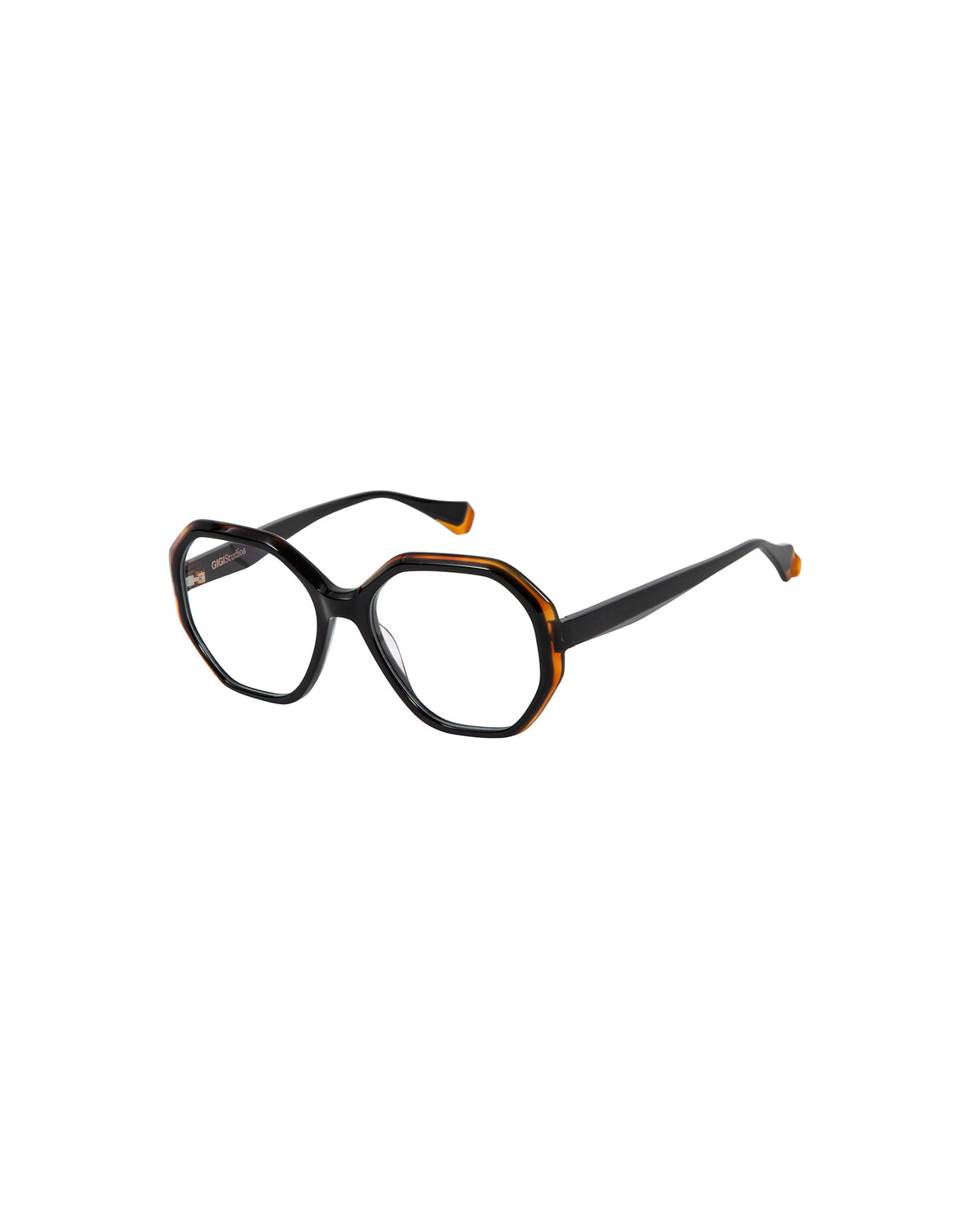CHRISTINE: Geométricas Acetato Noir optical glasses by GIGI STUDIOS 3453