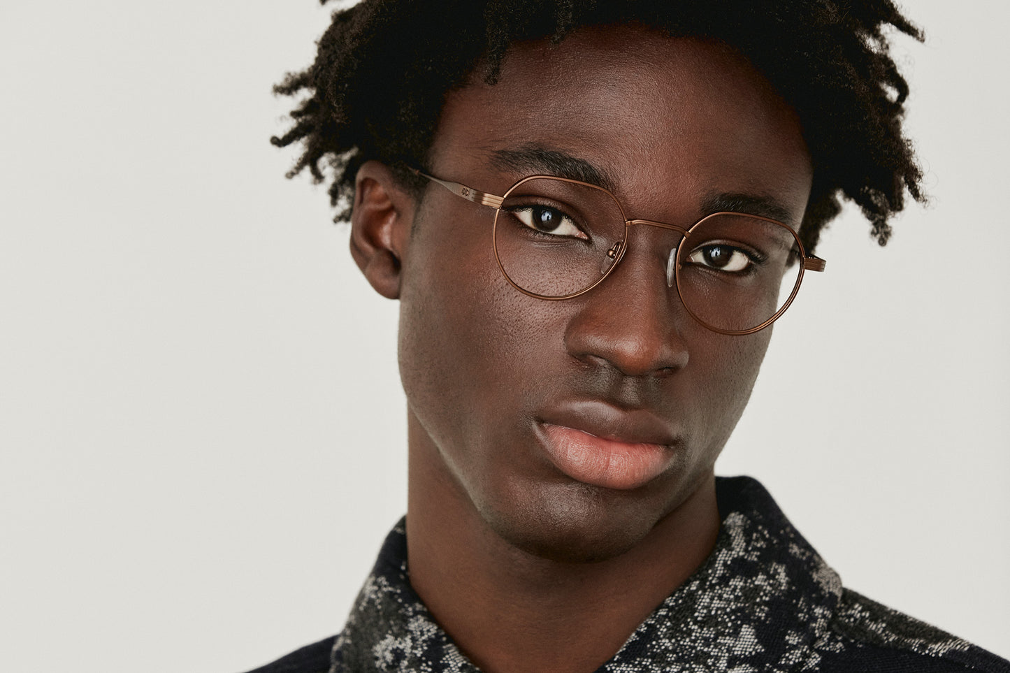 BERNINI: Redondas Titanio-Acetato Marrón optical glasses by GIGI STUDIOS 4620