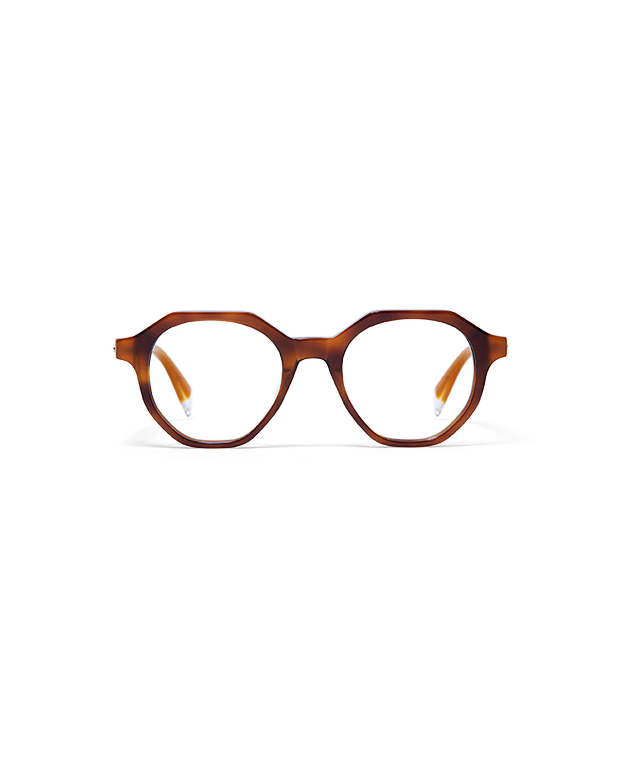 MELVILLE: Geométricas Acetato Havana optical glasses by GIGI STUDIOS 5374