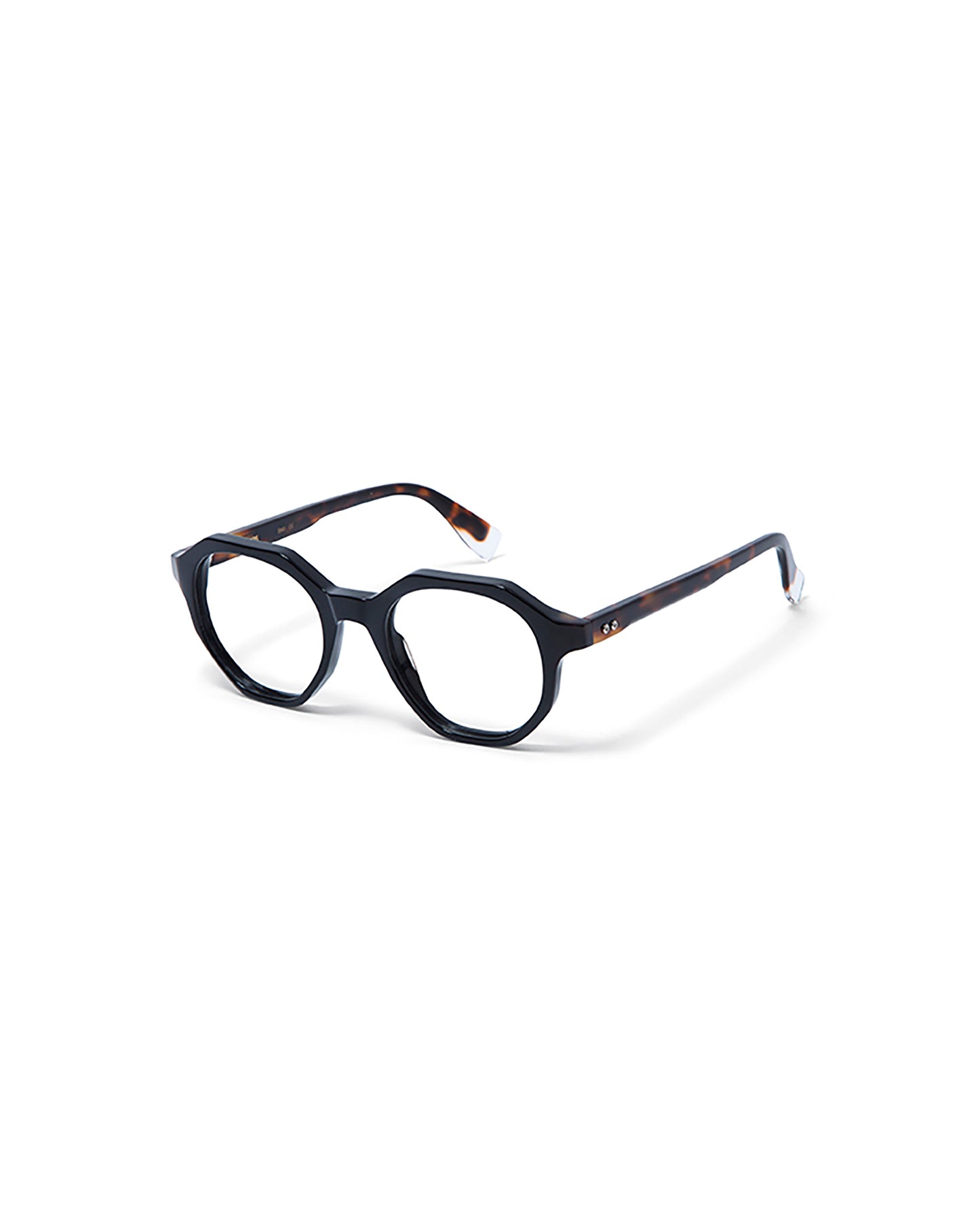MELVILLE: Geométricas Acetato Noir optical glasses by GIGI STUDIOS 5378