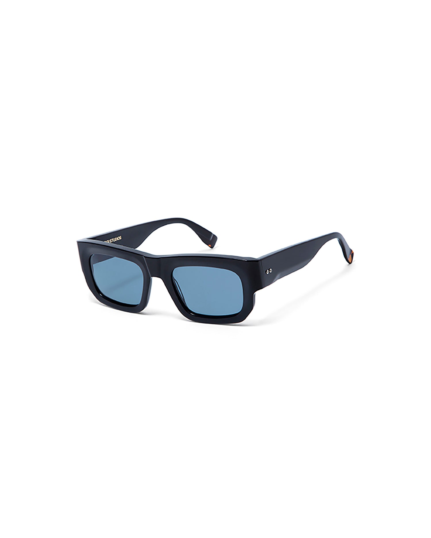 MAGNO: Rectangular Acetato Noir sunglasses by GIGI STUDIOS 5414
