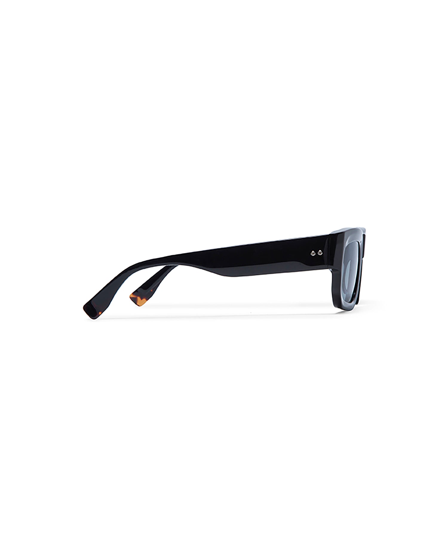 MAGNO: Rectangular Acetato Noir sunglasses by GIGI STUDIOS 5416