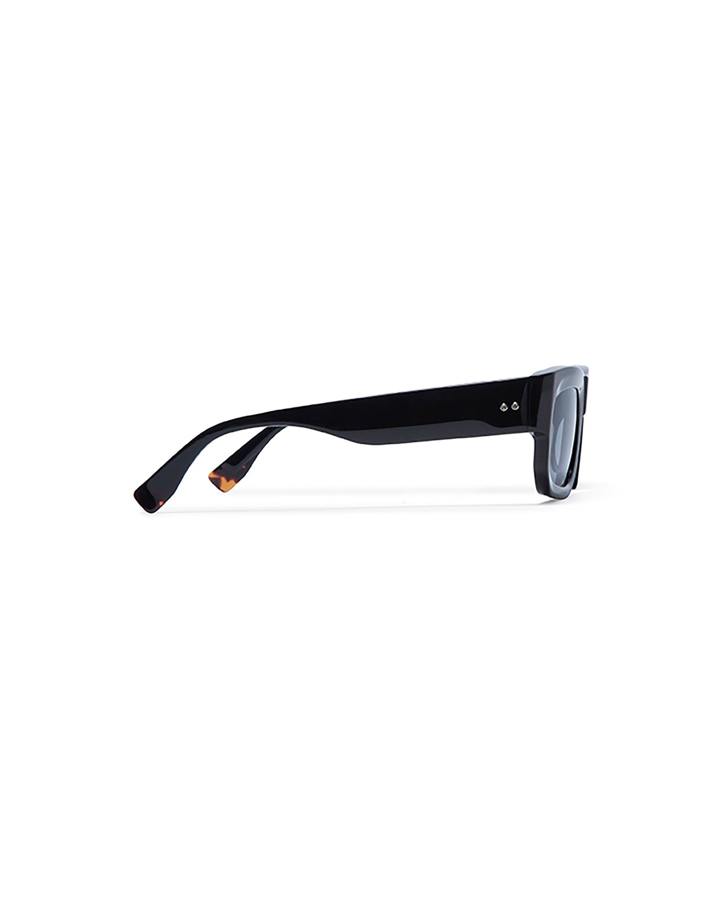 MAGNO: Rectangular Acetato Noir sunglasses by GIGI STUDIOS 5416