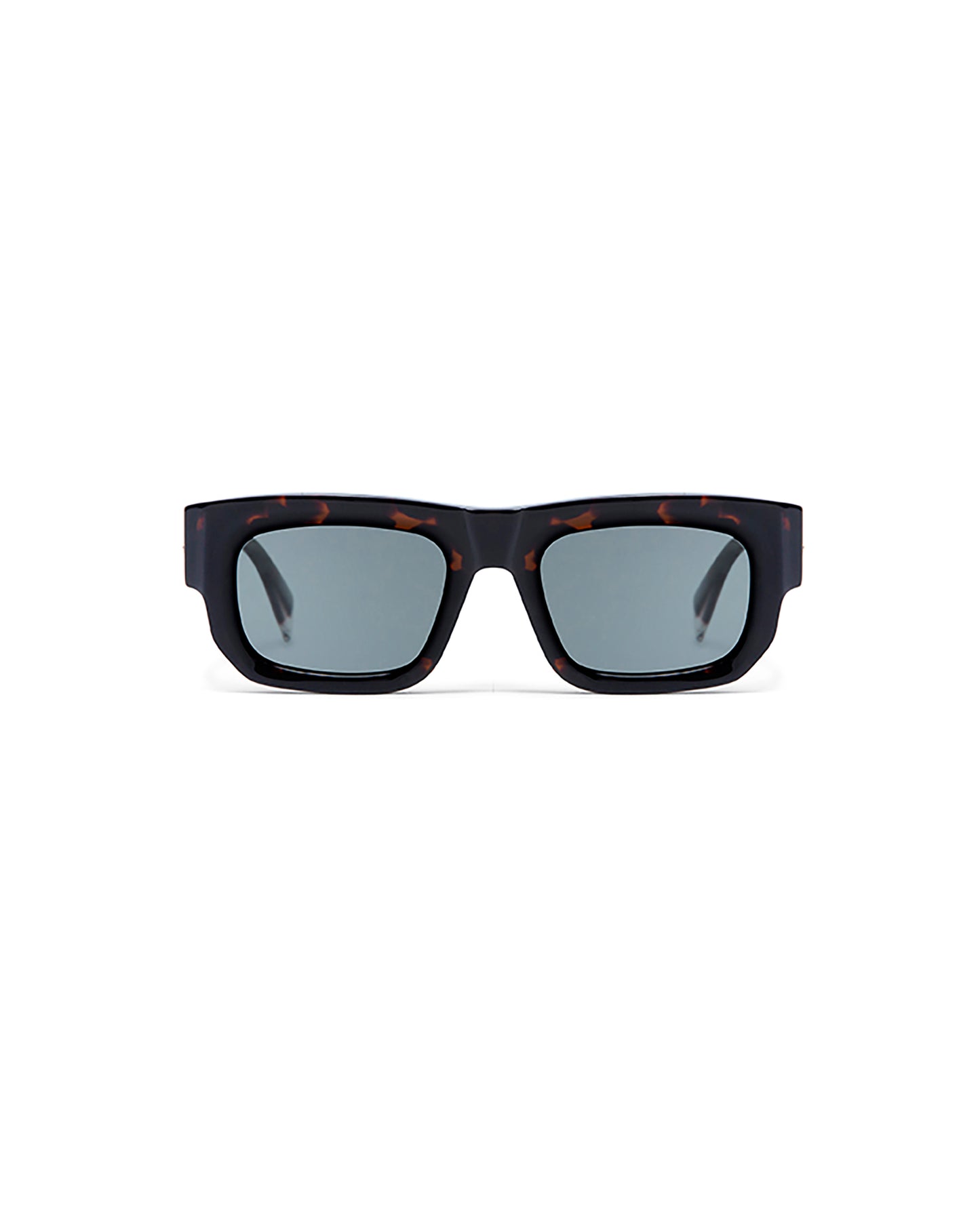 MAGNO: Rectangular Acetato Havana sunglasses by GIGI STUDIOS 5418