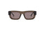 MAGNO: Rectangular Acetato Marrón sunglasses by GIGI STUDIOS 5424