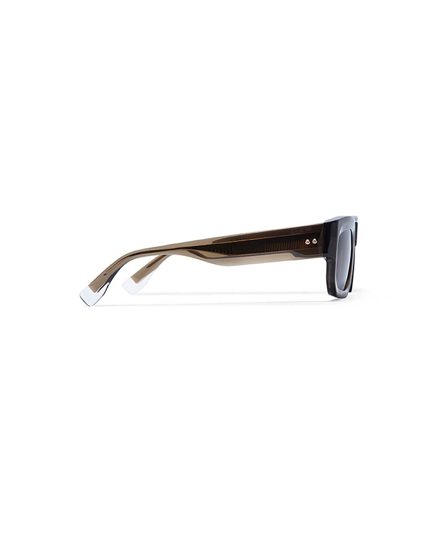MAGNO: Rectangular Acetato Marrón sunglasses by GIGI STUDIOS 5428