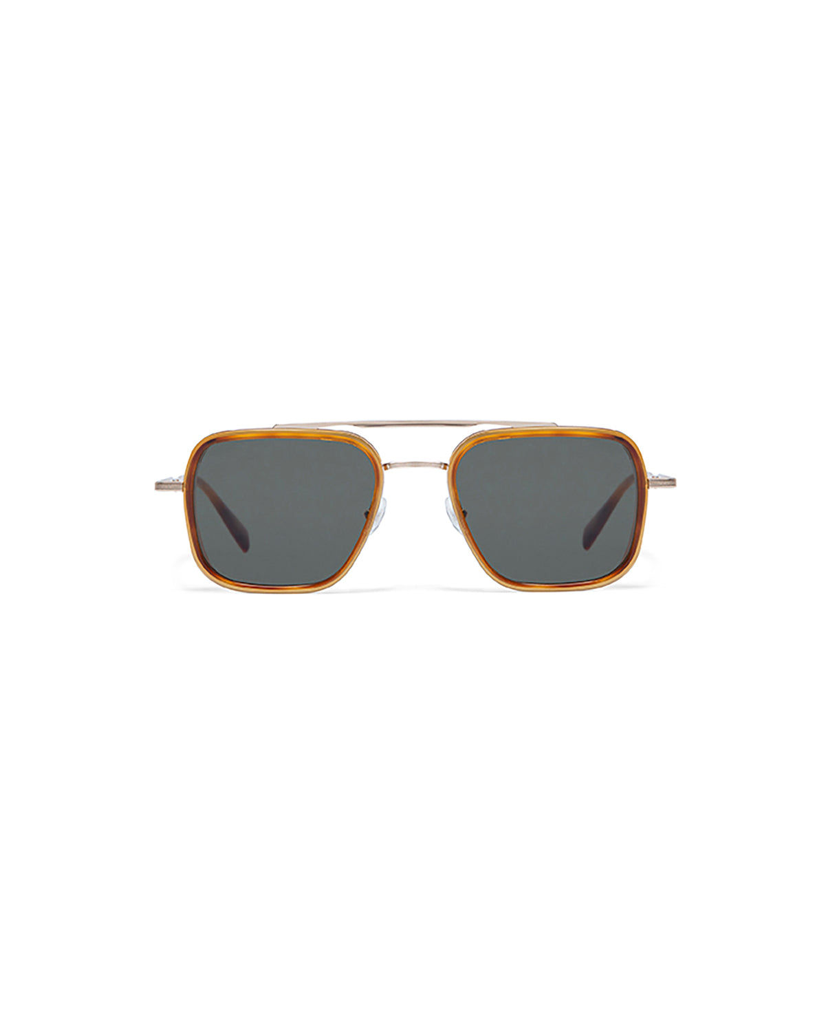 SIFNOS: Cuadrada Acetato-Metal Havana sunglasses by GIGI STUDIOS 5464