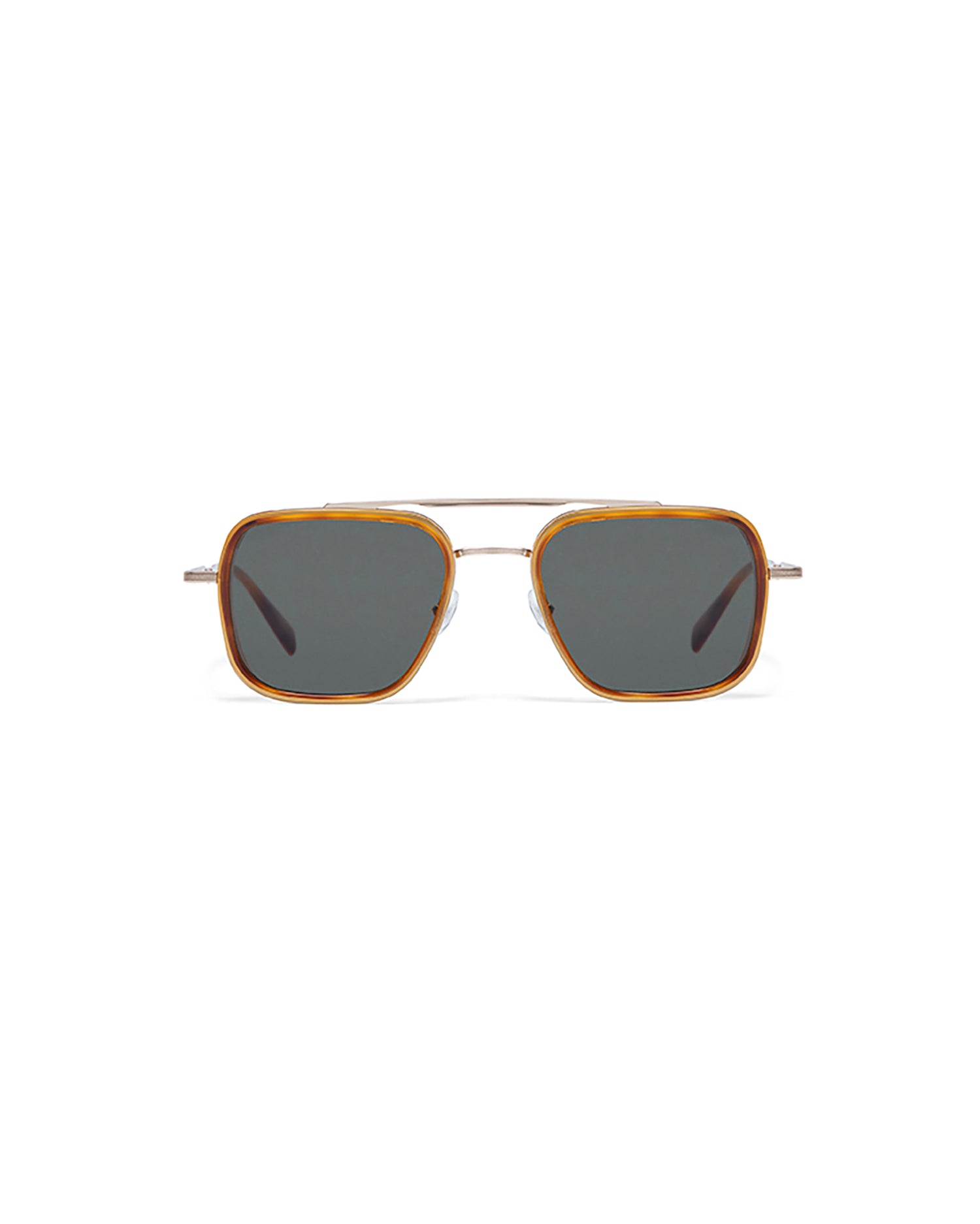 SIFNOS: Cuadrada Acetato-Metal Havana sunglasses by GIGI STUDIOS 5464