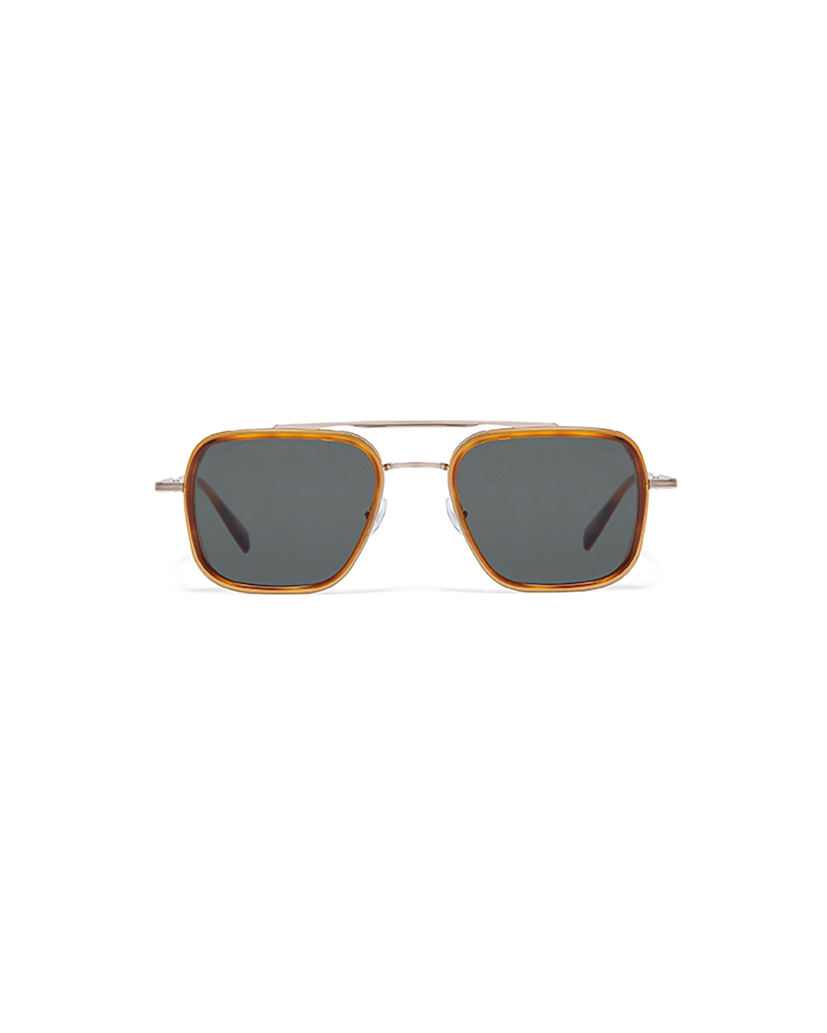 SIFNOS: Cuadrada Acetato-Metal Havana sunglasses by GIGI STUDIOS 5464