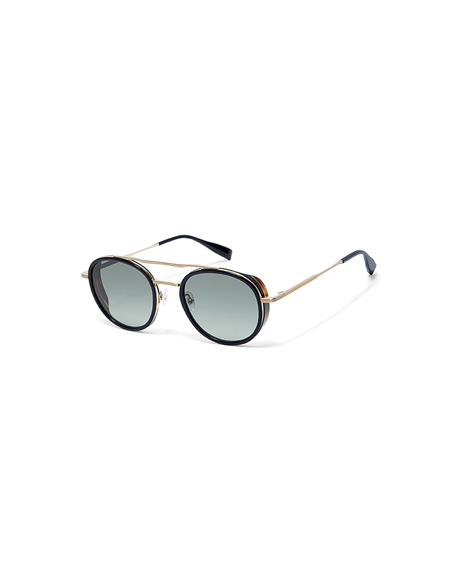 CAPRI: Redondas Acetato-Metal Noir sunglasses by GIGI STUDIOS 5498