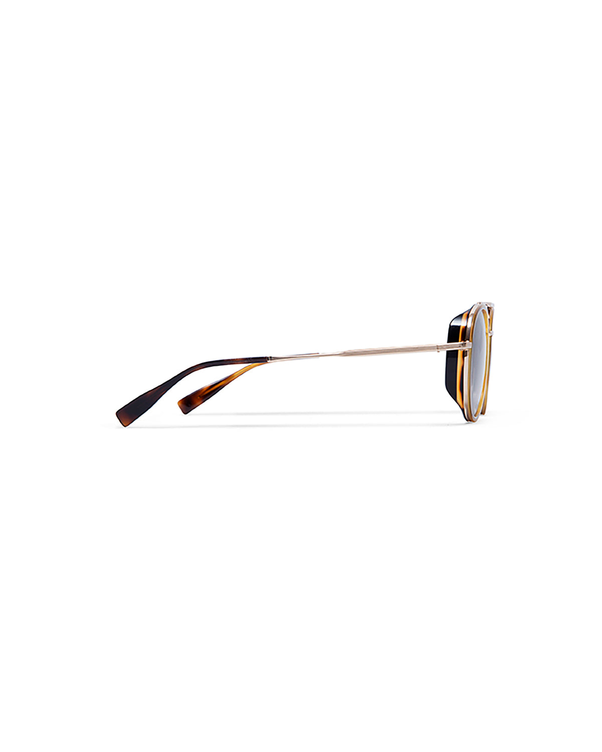 CAPRI: Redondas Acetato-Metal Havana sunglasses by GIGI STUDIOS 5504