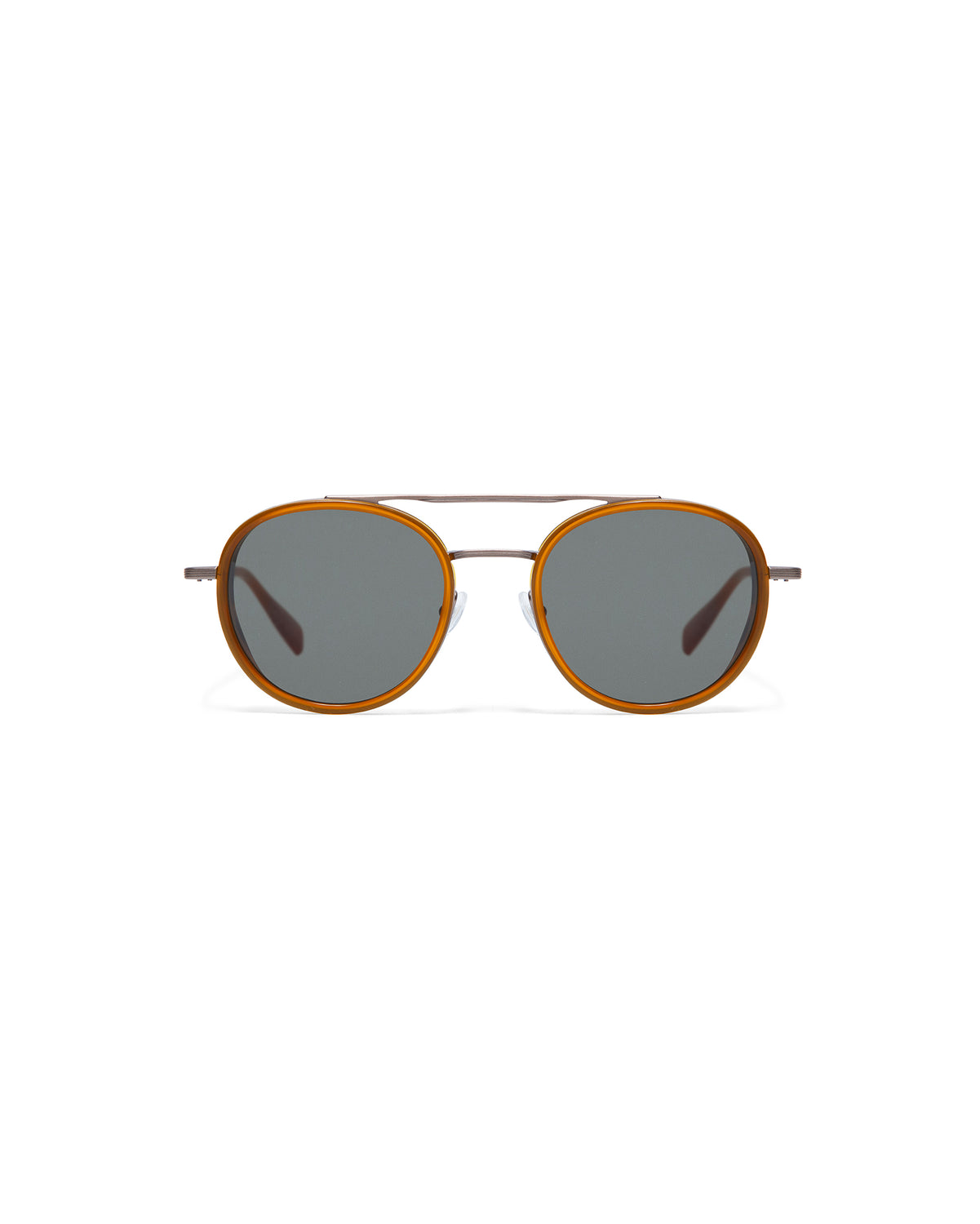 CAPRI: Redondas Acetato-Metal Jaune sunglasses by GIGI STUDIOS 5509