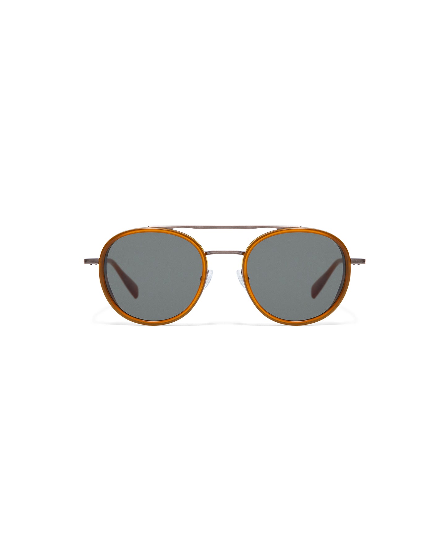 CAPRI: Redondas Acetato-Metal Jaune sunglasses by GIGI STUDIOS 5509