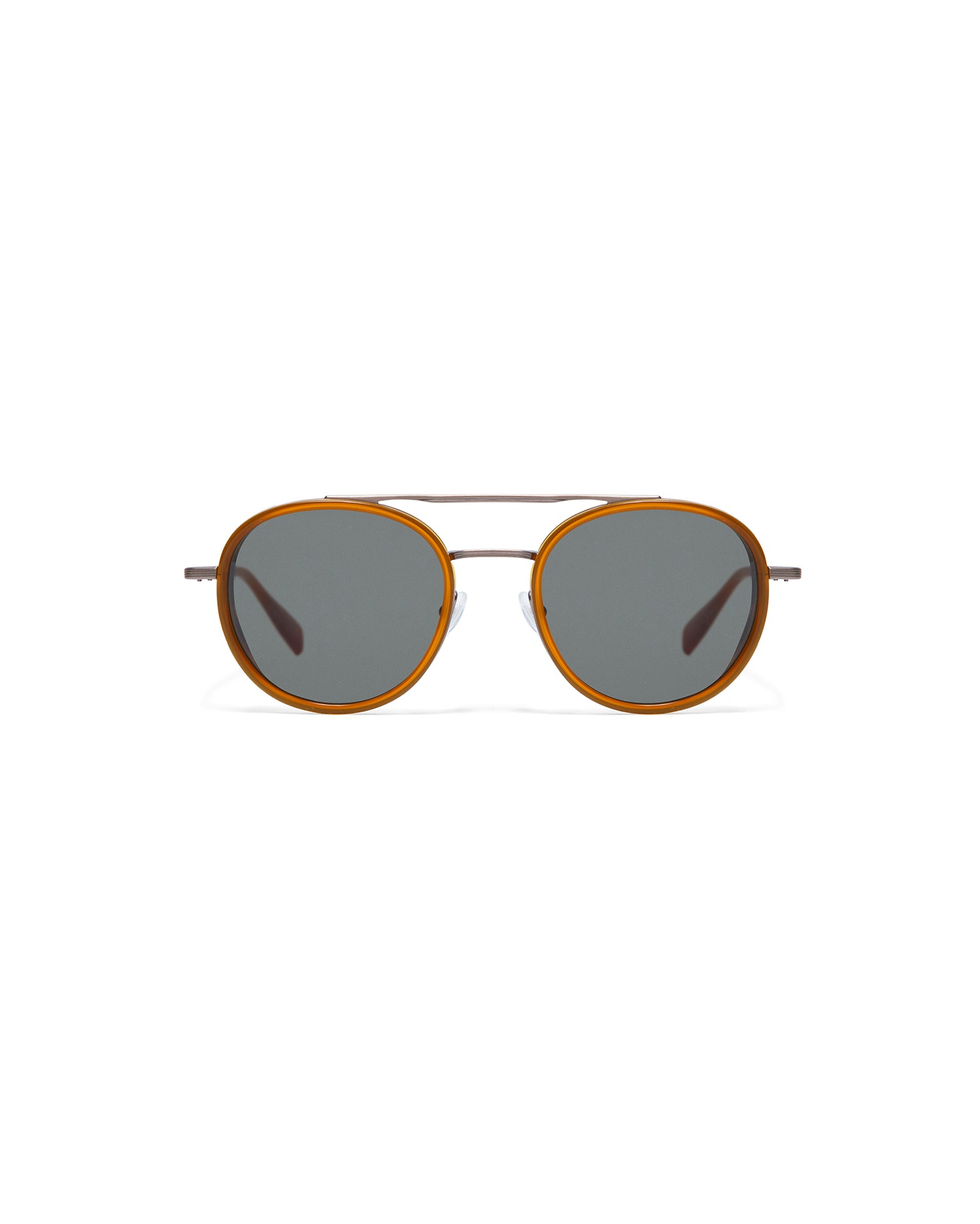 CAPRI: Redondas Acetato-Metal Jaune sunglasses by GIGI STUDIOS 5509