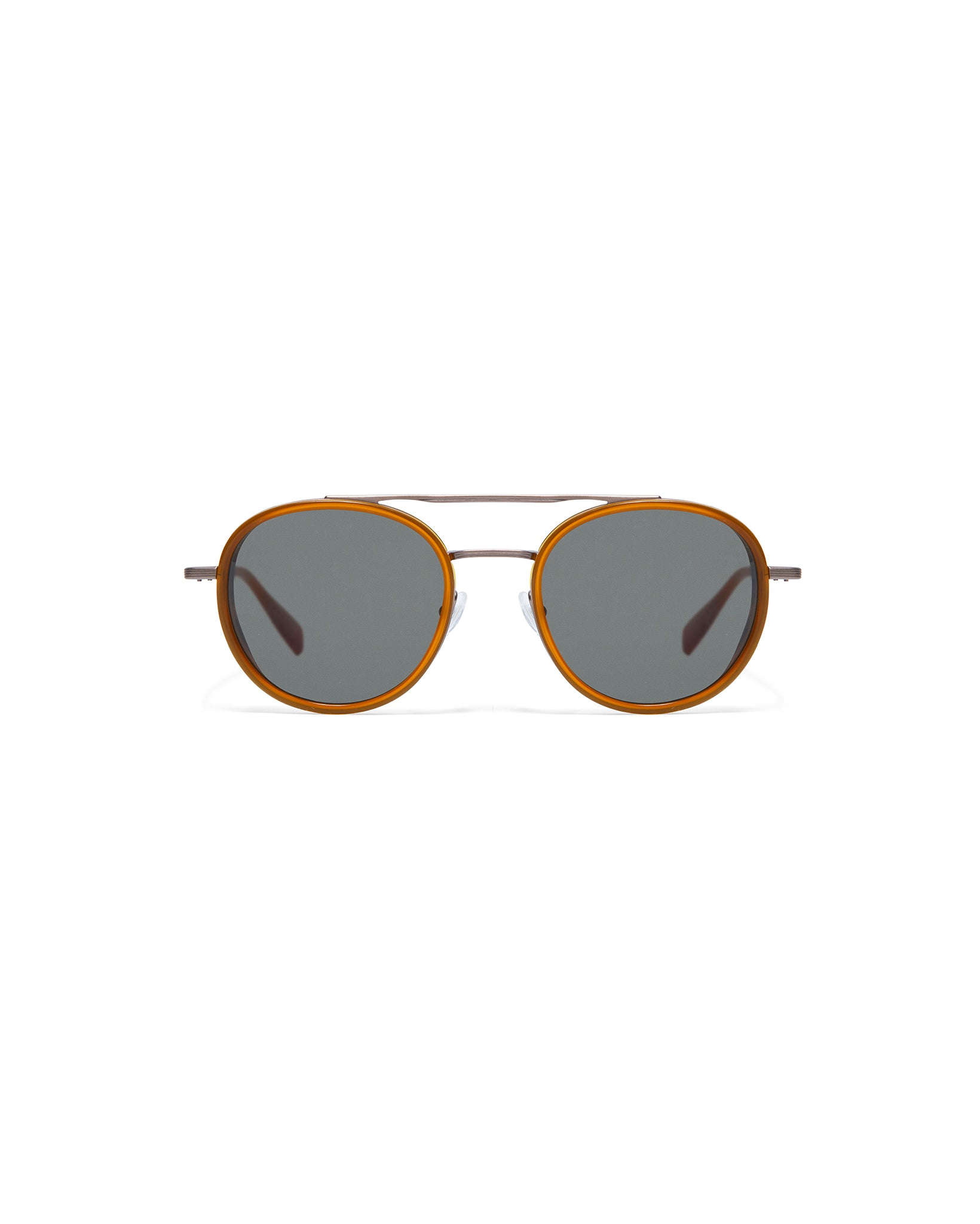 CAPRI: Redondas Acetato-Metal Jaune sunglasses by GIGI STUDIOS 5509
