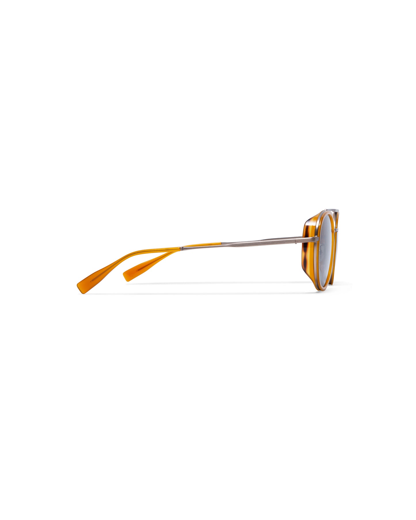 CAPRI: Redondas Acetato-Metal Jaune sunglasses by GIGI STUDIOS 5511