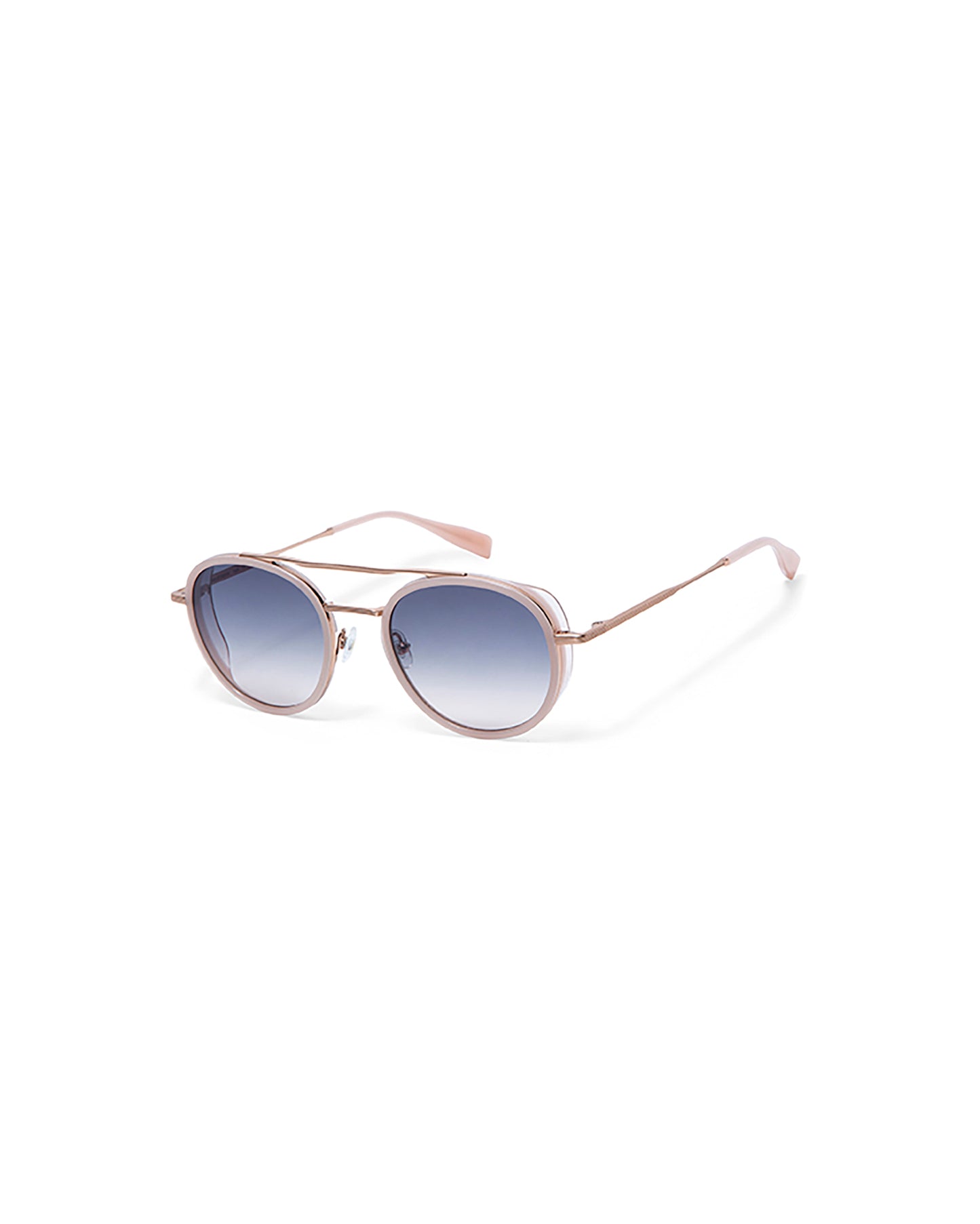 CAPRI: Redondas Acetato-Metal Rosa sunglasses by GIGI STUDIOS 5515