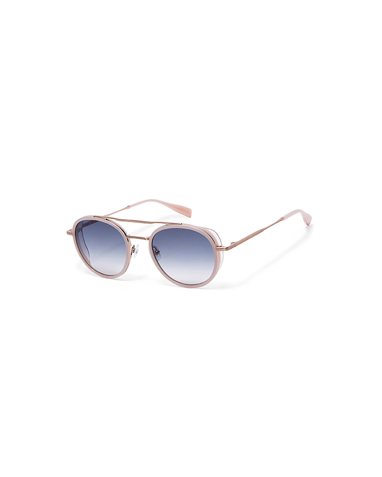 CAPRI: Redondas Acetato-Metal Rosa sunglasses by GIGI STUDIOS 5515