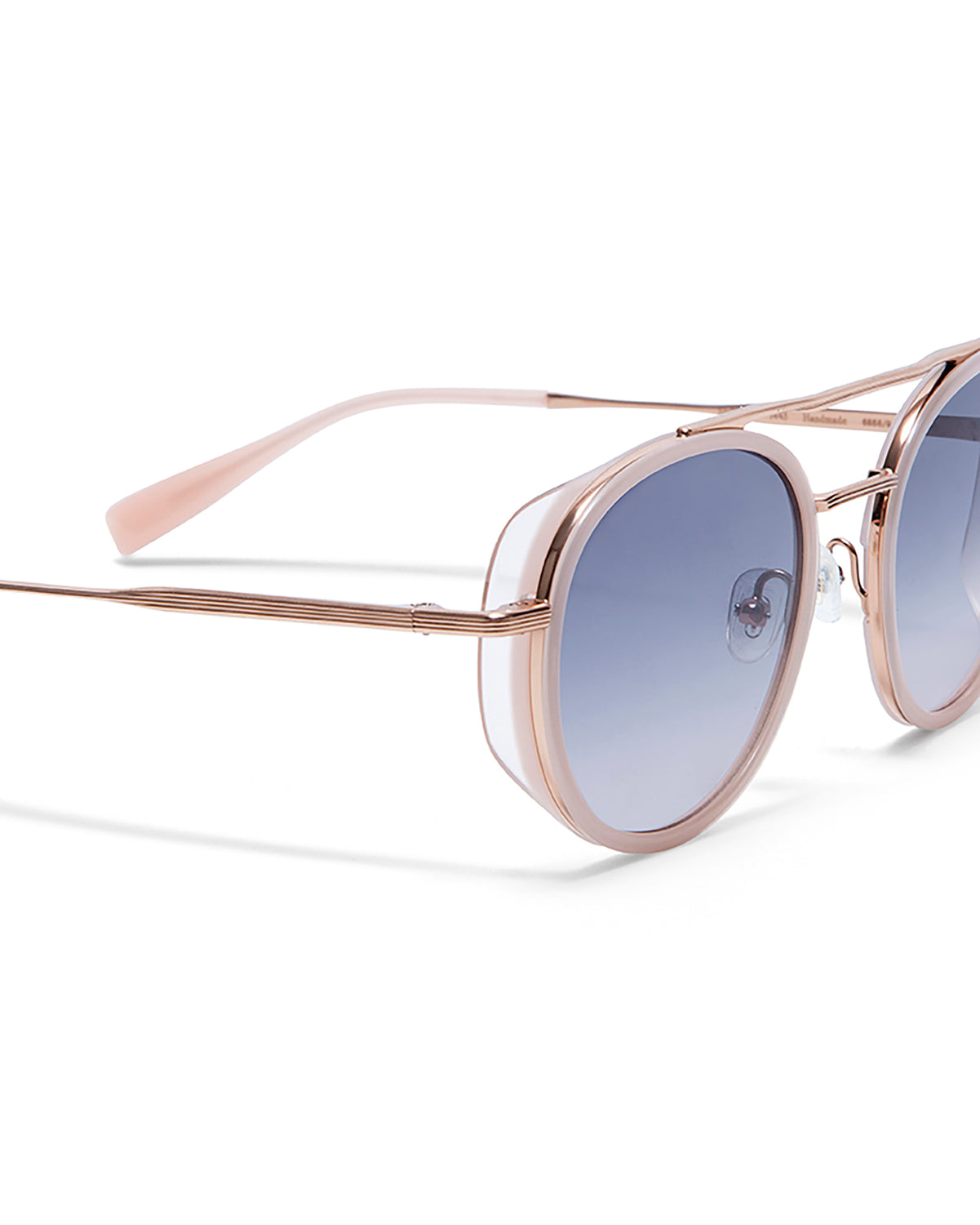 CAPRI: Redondas Acetato-Metal Rosa sunglasses by GIGI STUDIOS 5516