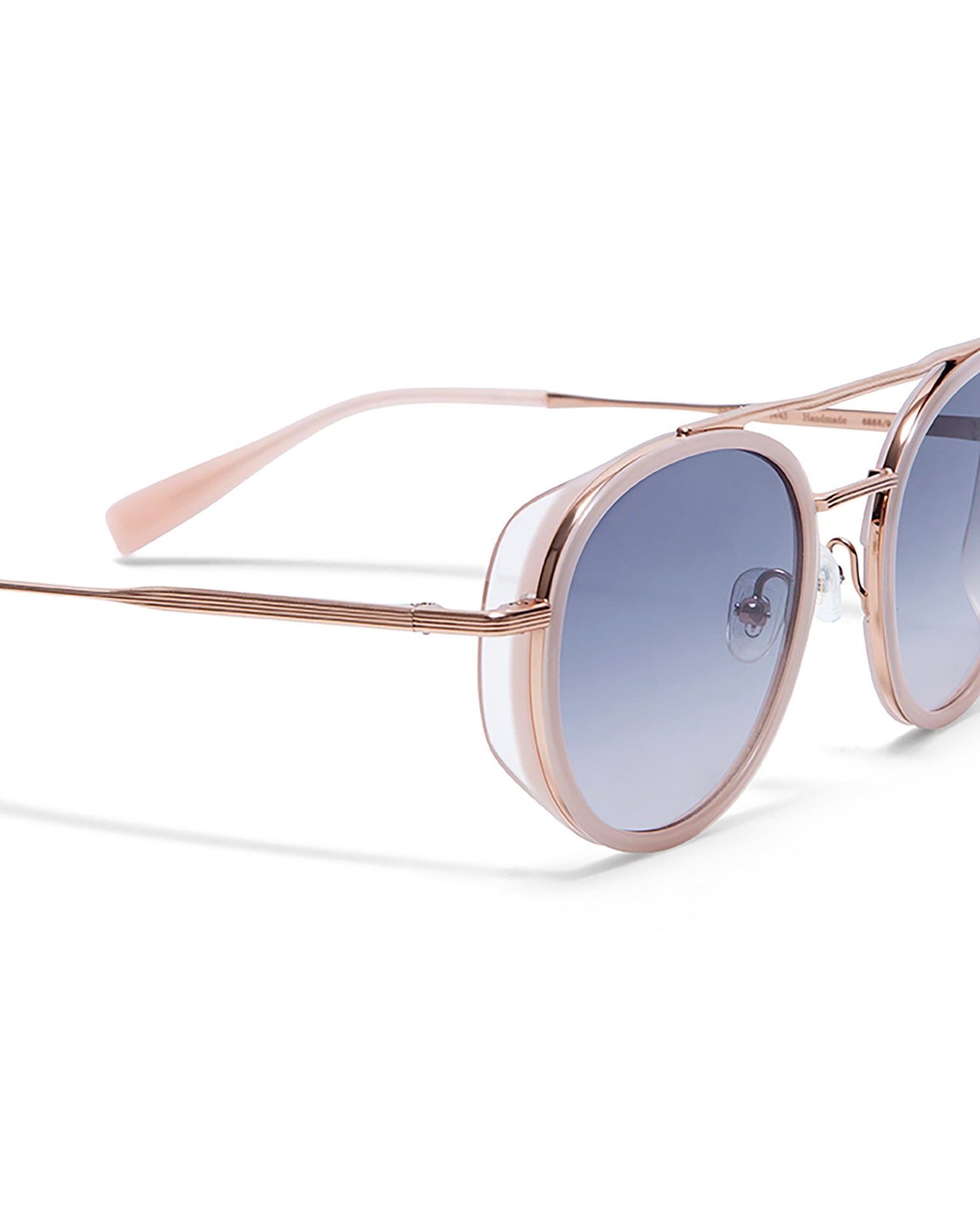 CAPRI: Redondas Acetato-Metal Rosa sunglasses by GIGI STUDIOS 5516