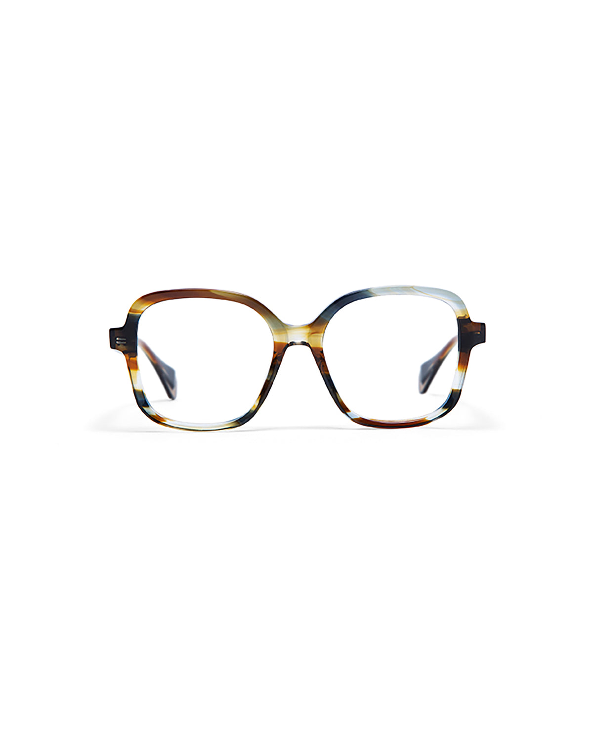 MIRELLE: Cuadrada Acetato Havana optical glasses by GIGI STUDIOS 5668