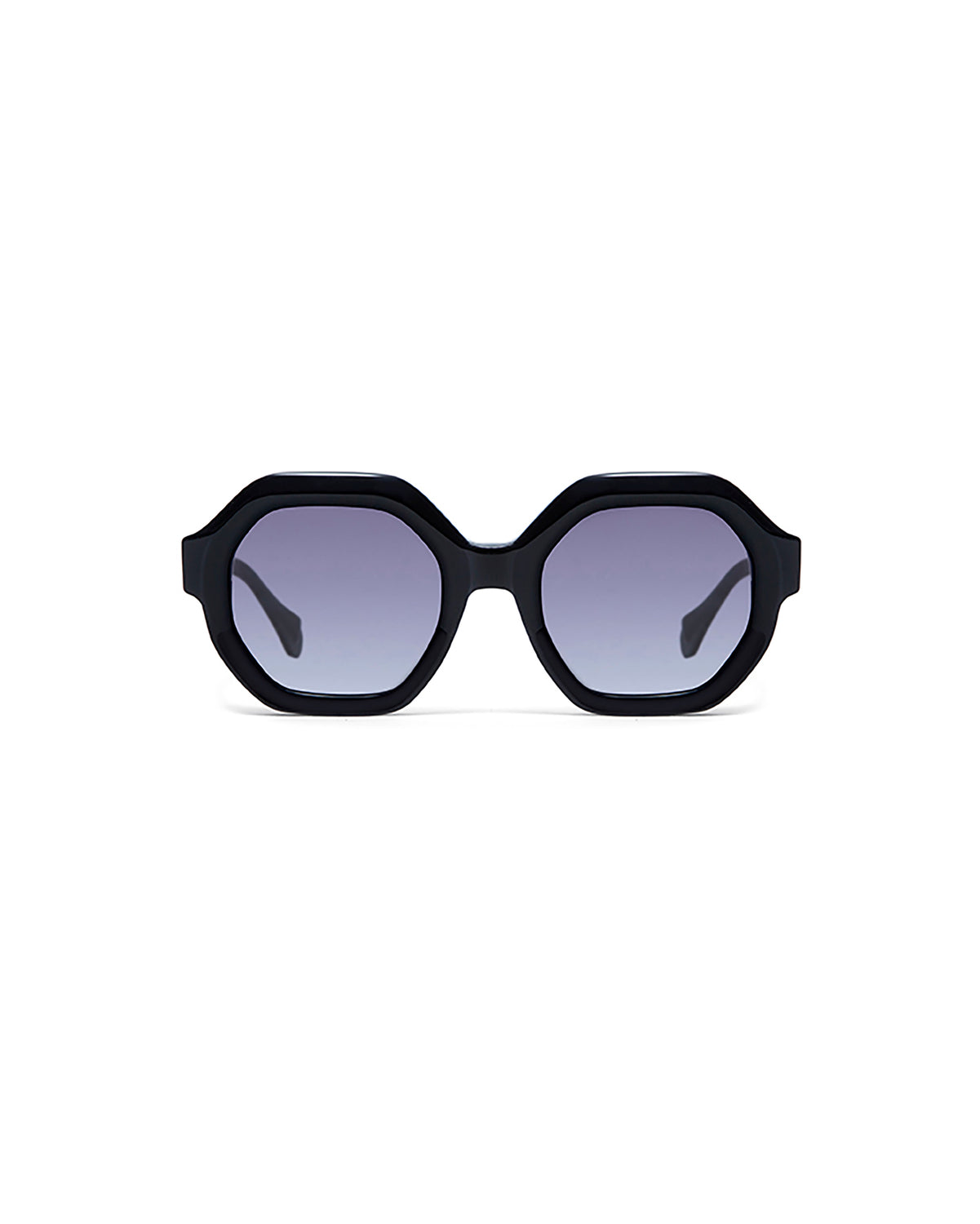 JANET: Geométricas Acetato Noir sunglasses by GIGI STUDIOS 5775
