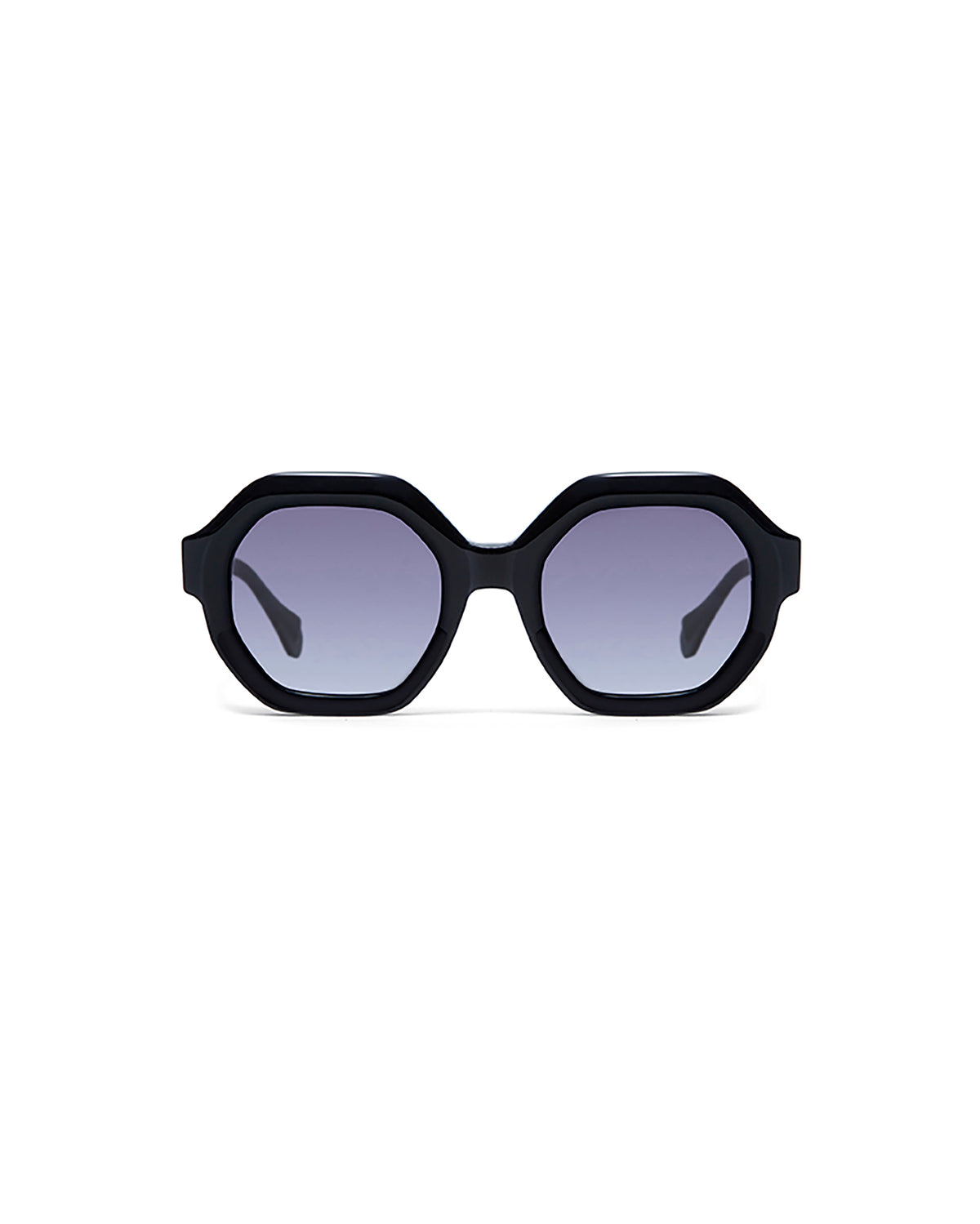 JANET: Geométricas Acetato Noir sunglasses by GIGI STUDIOS 5775
