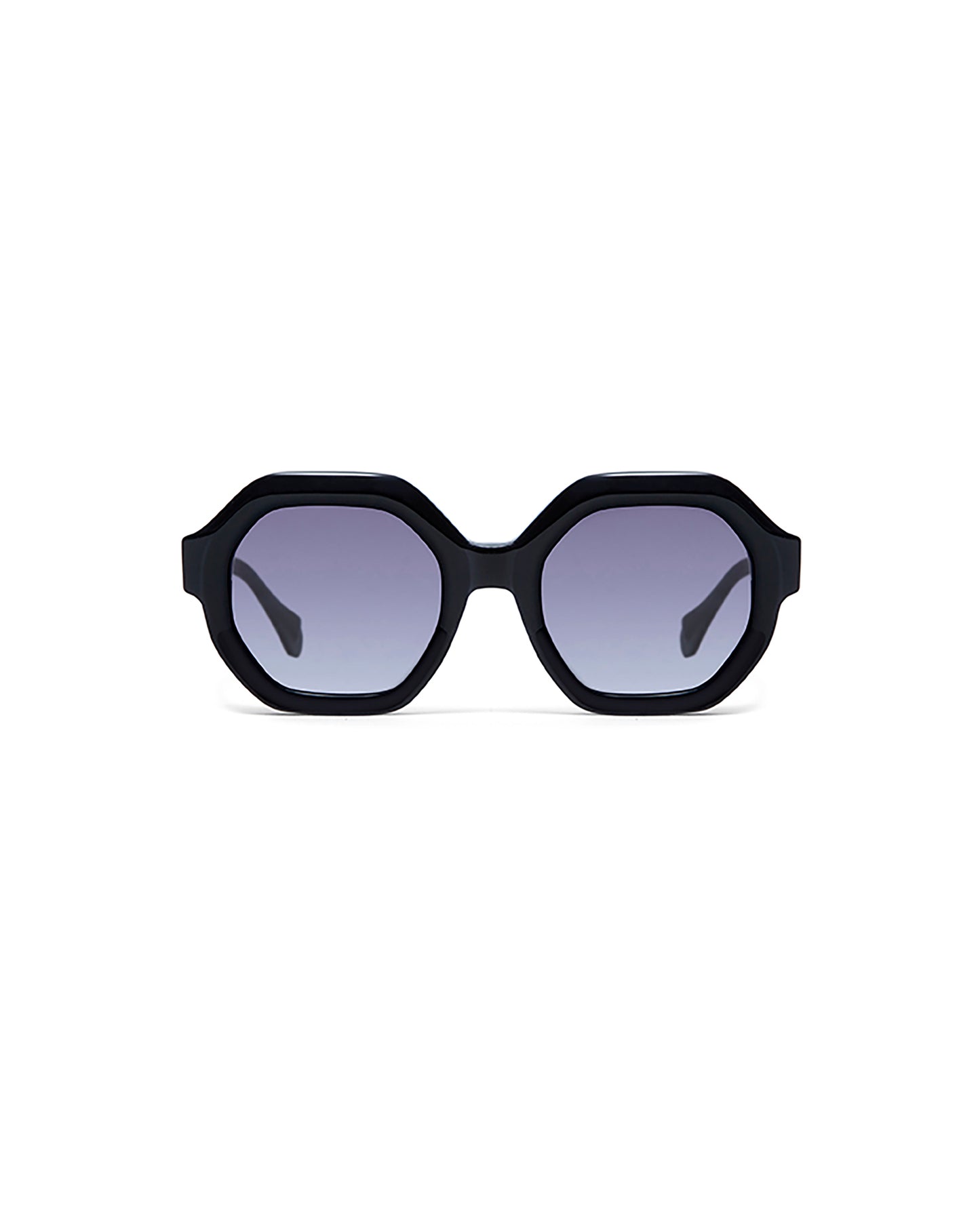 JANET: Geométricas Acetato Noir sunglasses by GIGI STUDIOS 5775