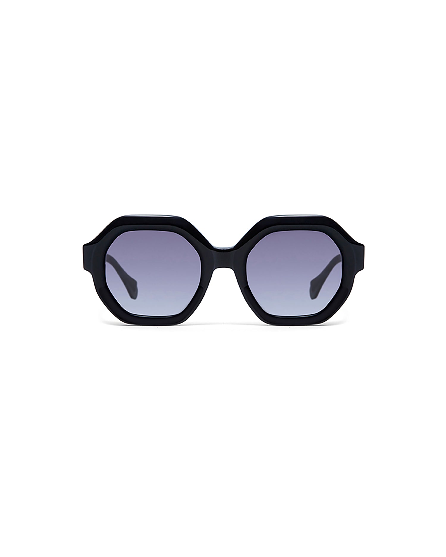 JANET: Geométricas Acetato Noir sunglasses by GIGI STUDIOS 5775