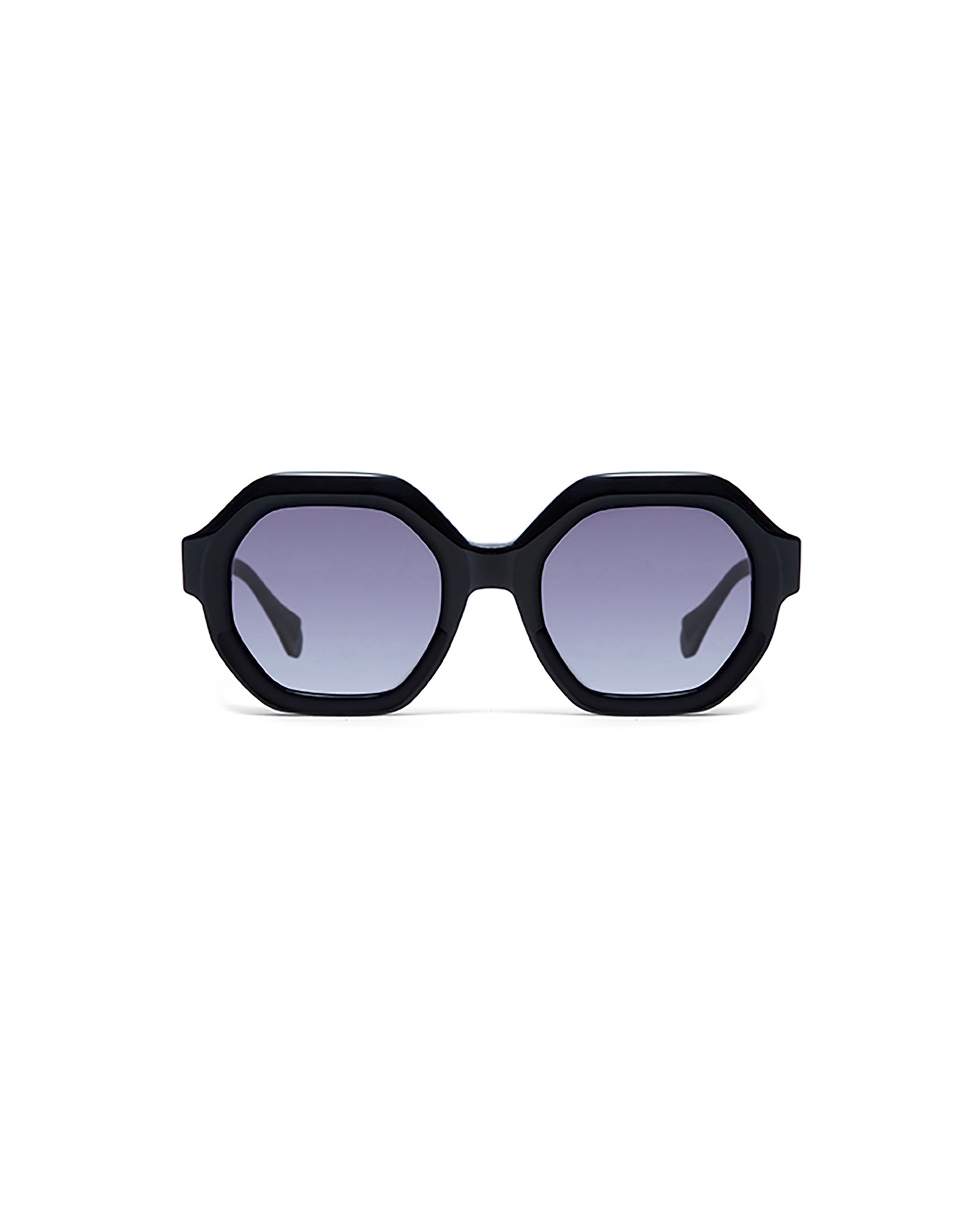 JANET: Geométricas Acetato Noir sunglasses by GIGI STUDIOS 5775
