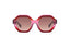 JANET: Geométricas Acetato Rojo sunglasses by GIGI STUDIOS 5783