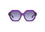 JANET: Geométricas Acetato Rojo sunglasses by GIGI STUDIOS 5787