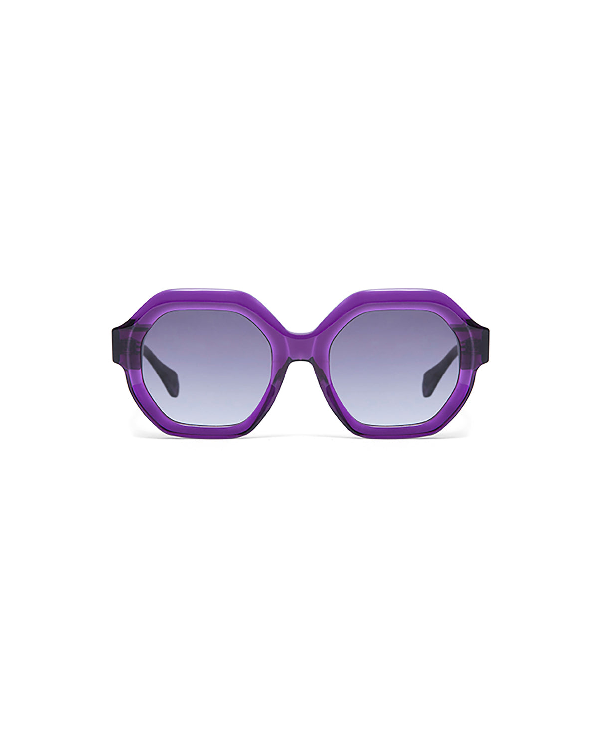 JANET: Geométricas Acetato Rojo sunglasses by GIGI STUDIOS 5787