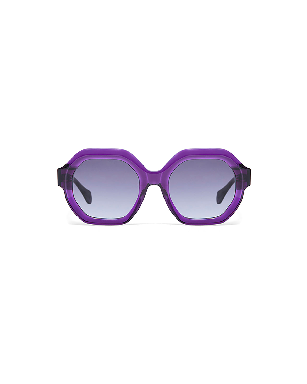 JANET: Geométricas Acetato Rojo sunglasses by GIGI STUDIOS 5787