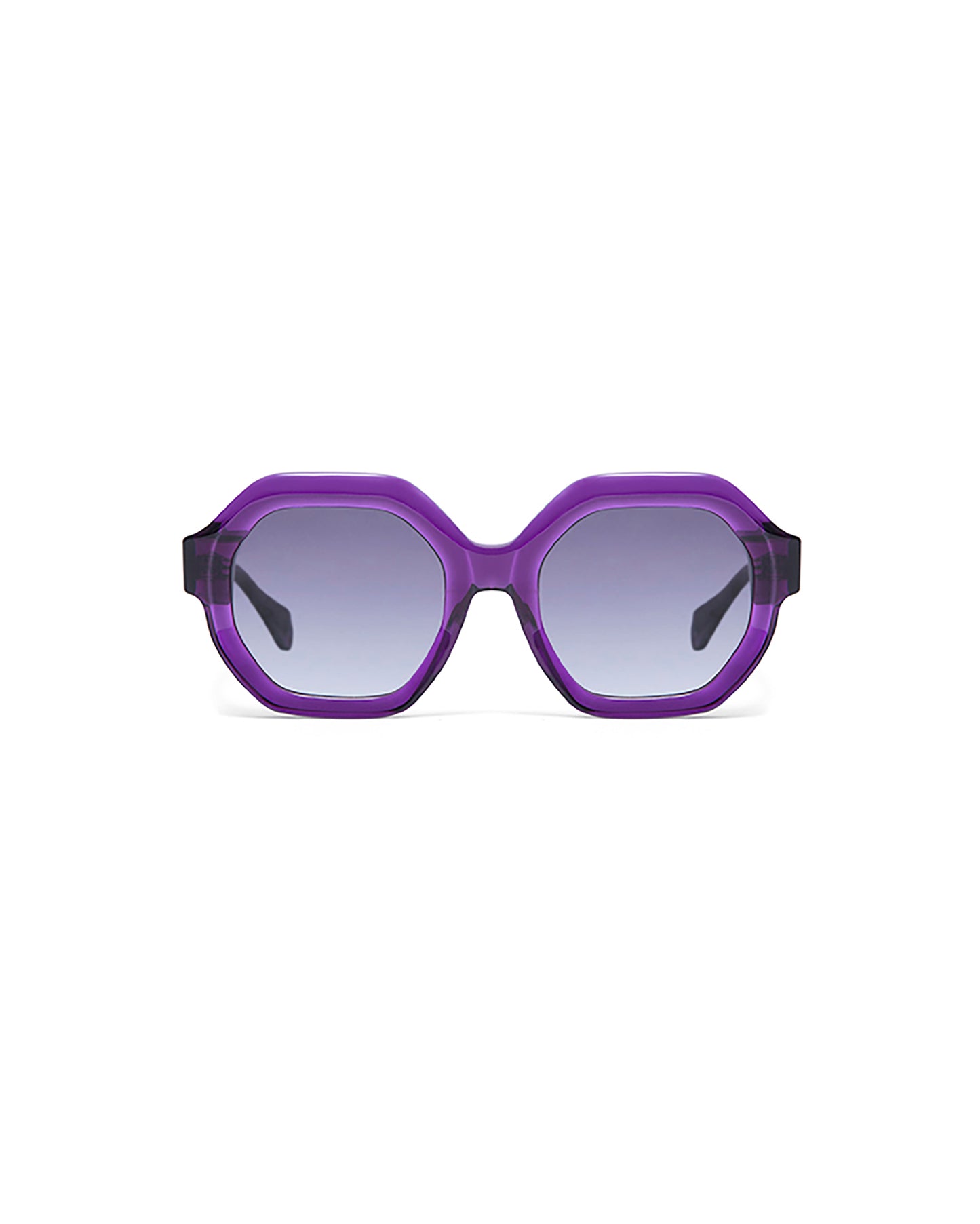 JANET: Geométricas Acetato Rojo sunglasses by GIGI STUDIOS 5787