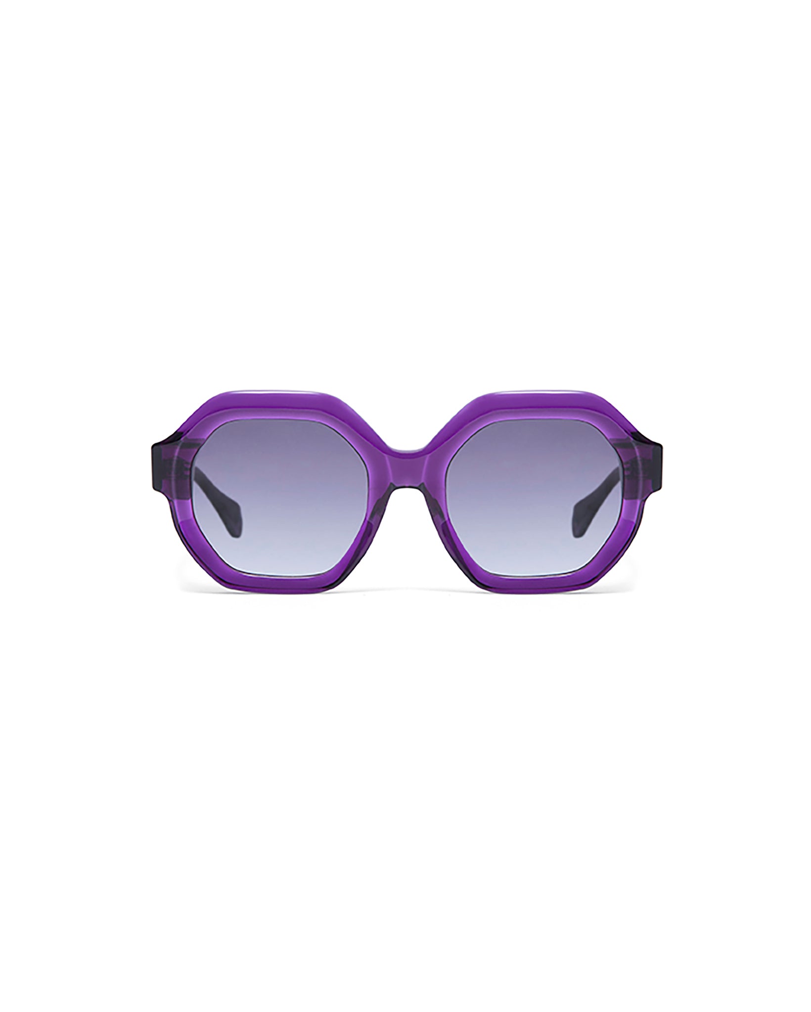 JANET: Geométricas Acetato Rojo sunglasses by GIGI STUDIOS 5787