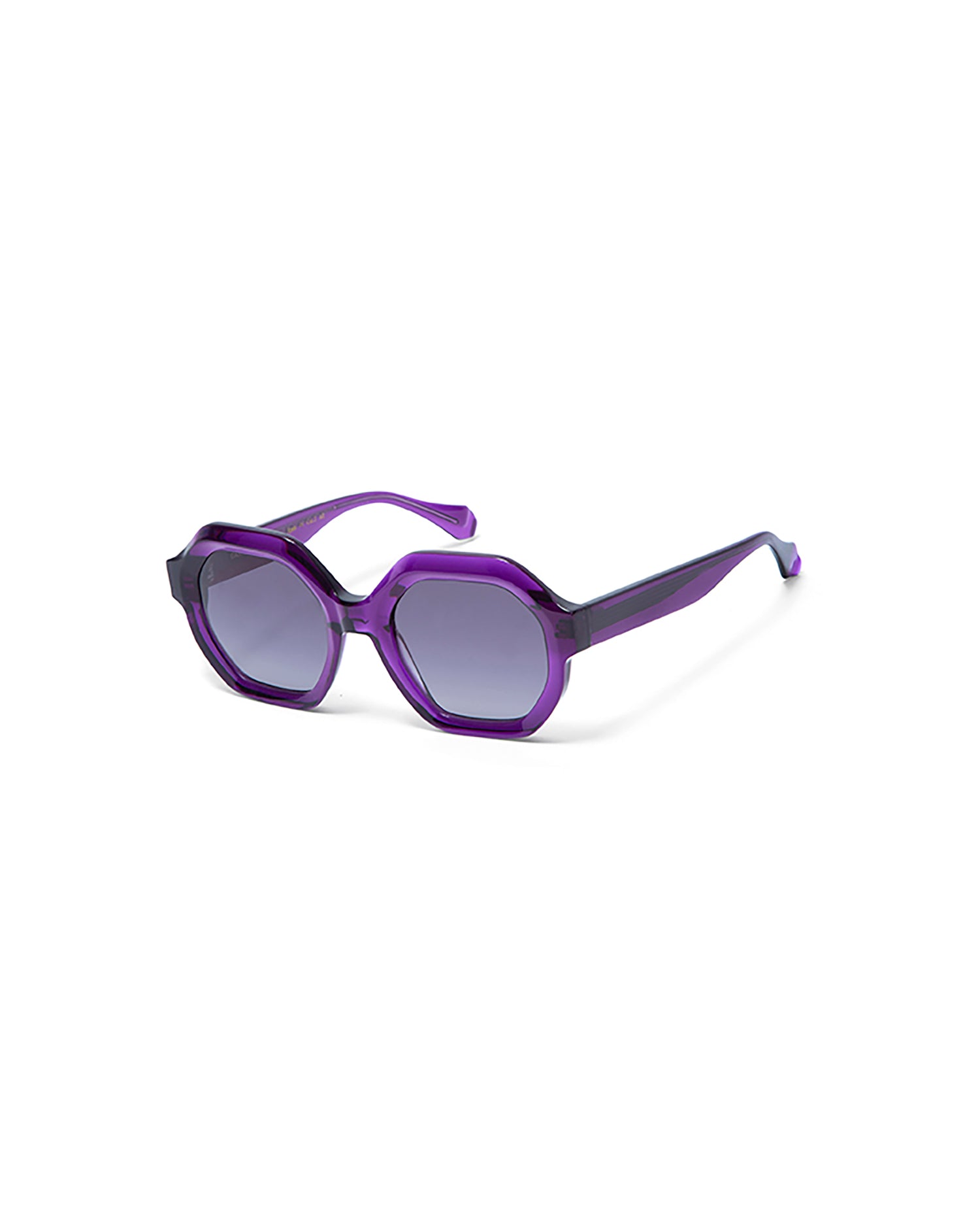 JANET: Geométricas Acetato Rojo sunglasses by GIGI STUDIOS 5788