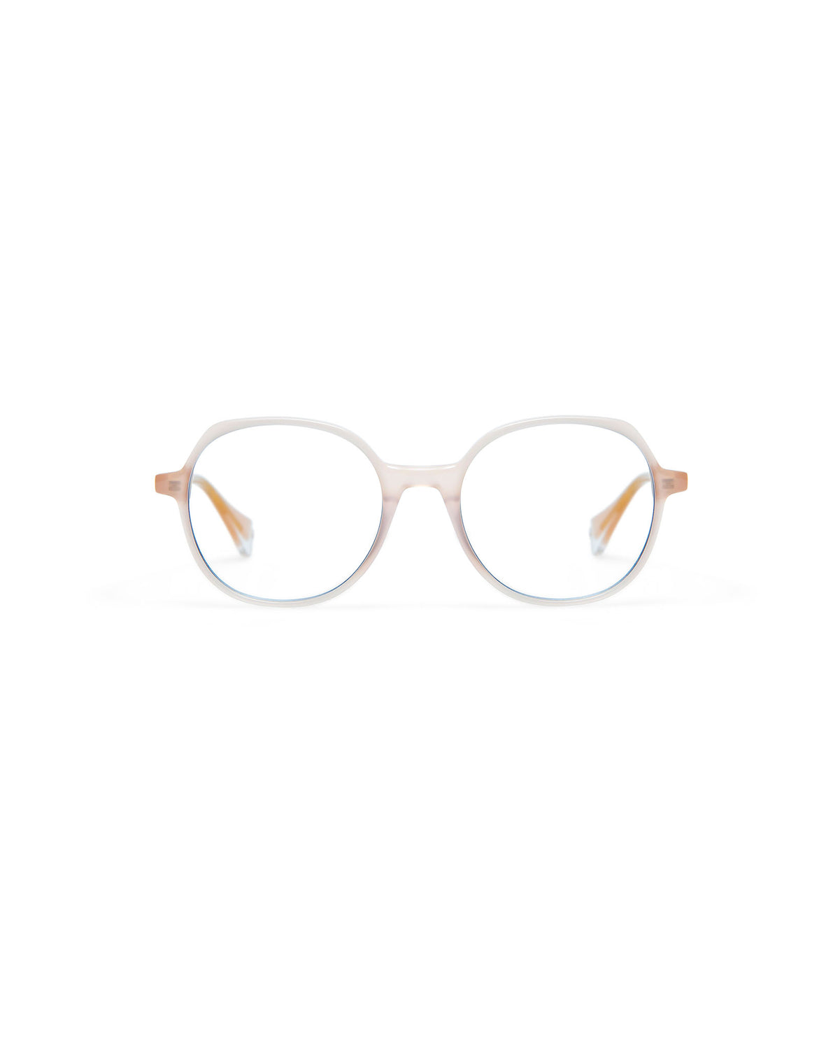 KAYLA: Redondas Acetato Blanco optical glasses by GIGI STUDIOS 506